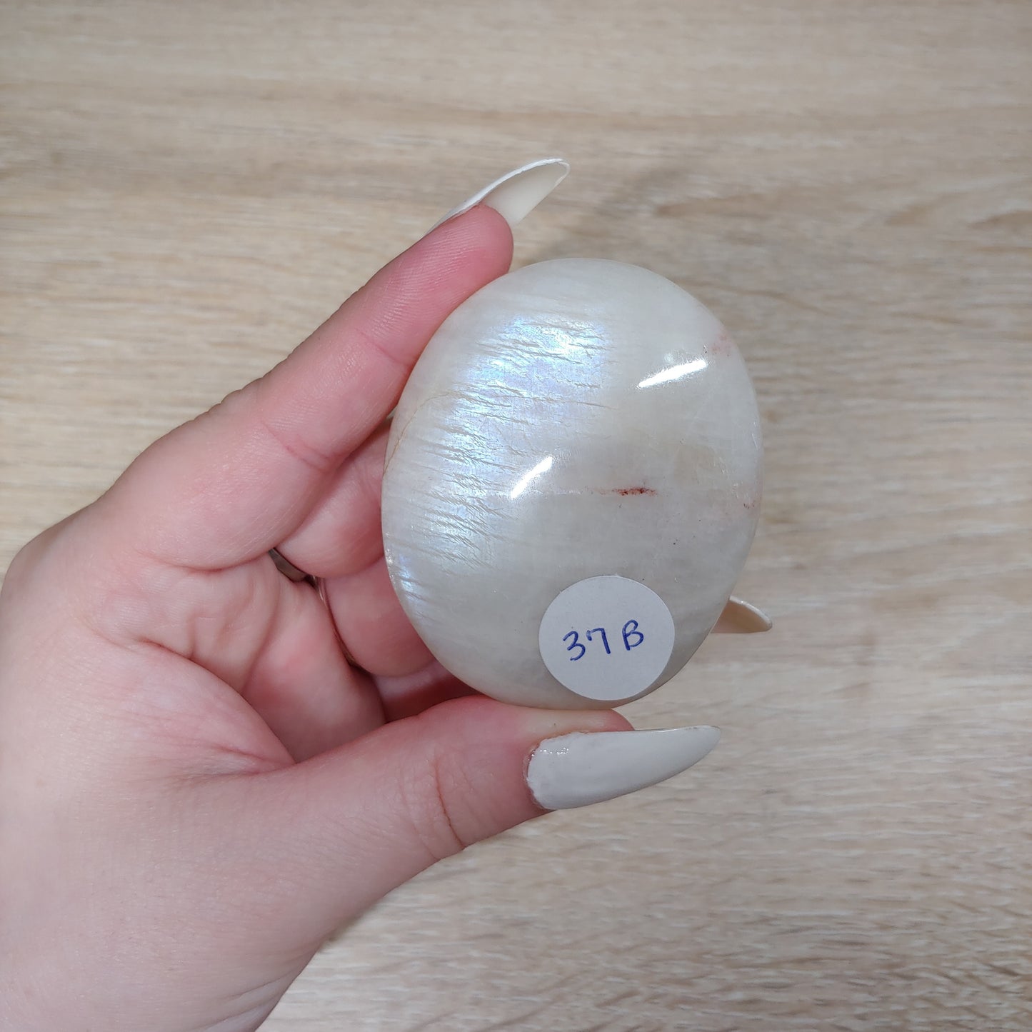 Moonstone Palm Stone 37B