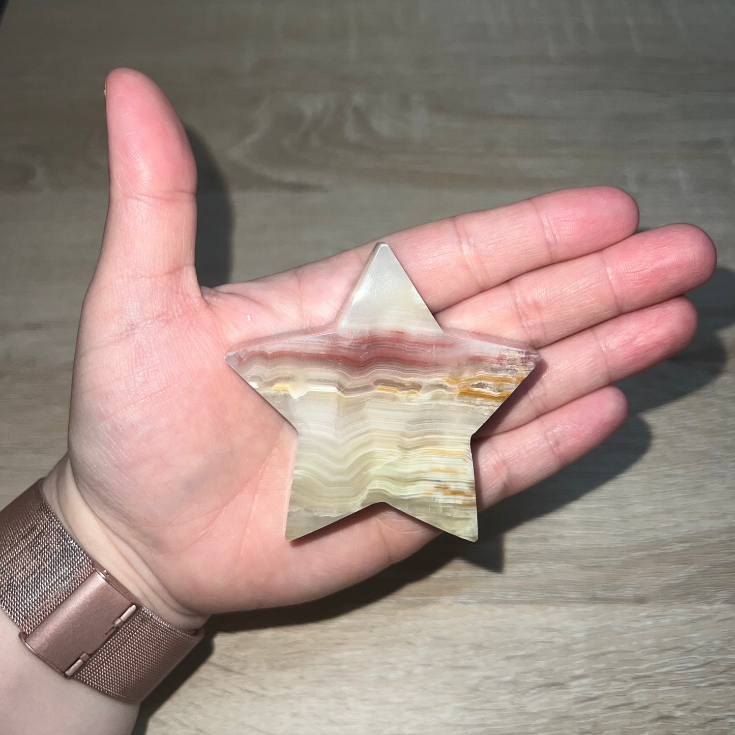 Pink Banded Onyx Star 21A