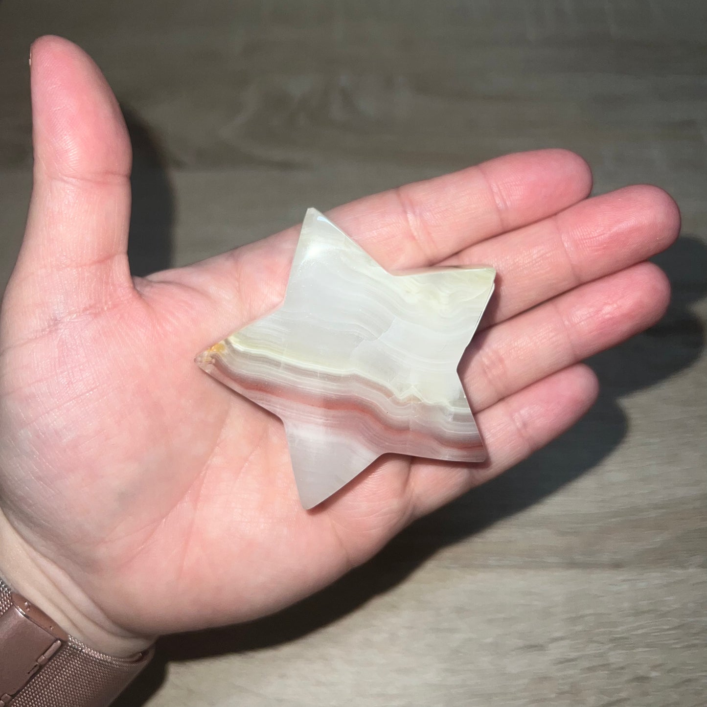 Pink Banded Onyx Star 17B