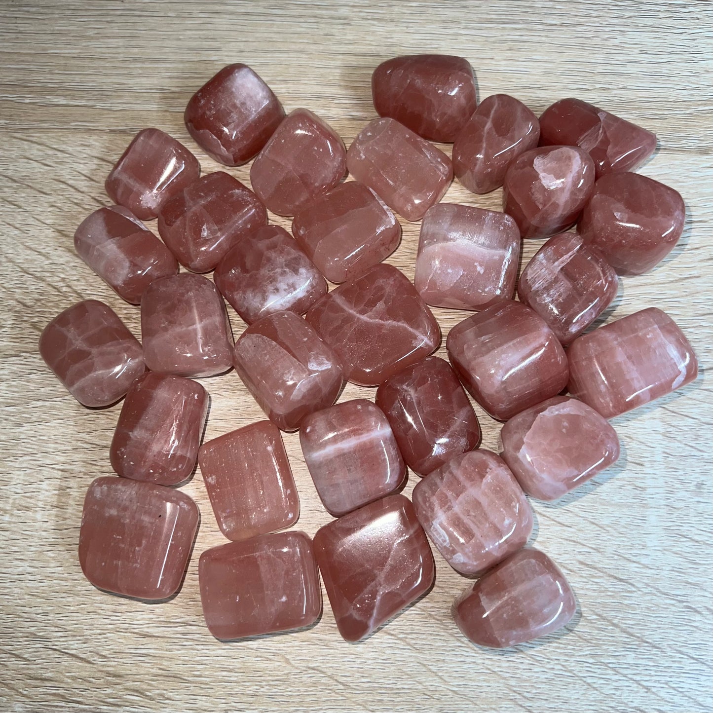 Rose Calcite Tumbled Stone