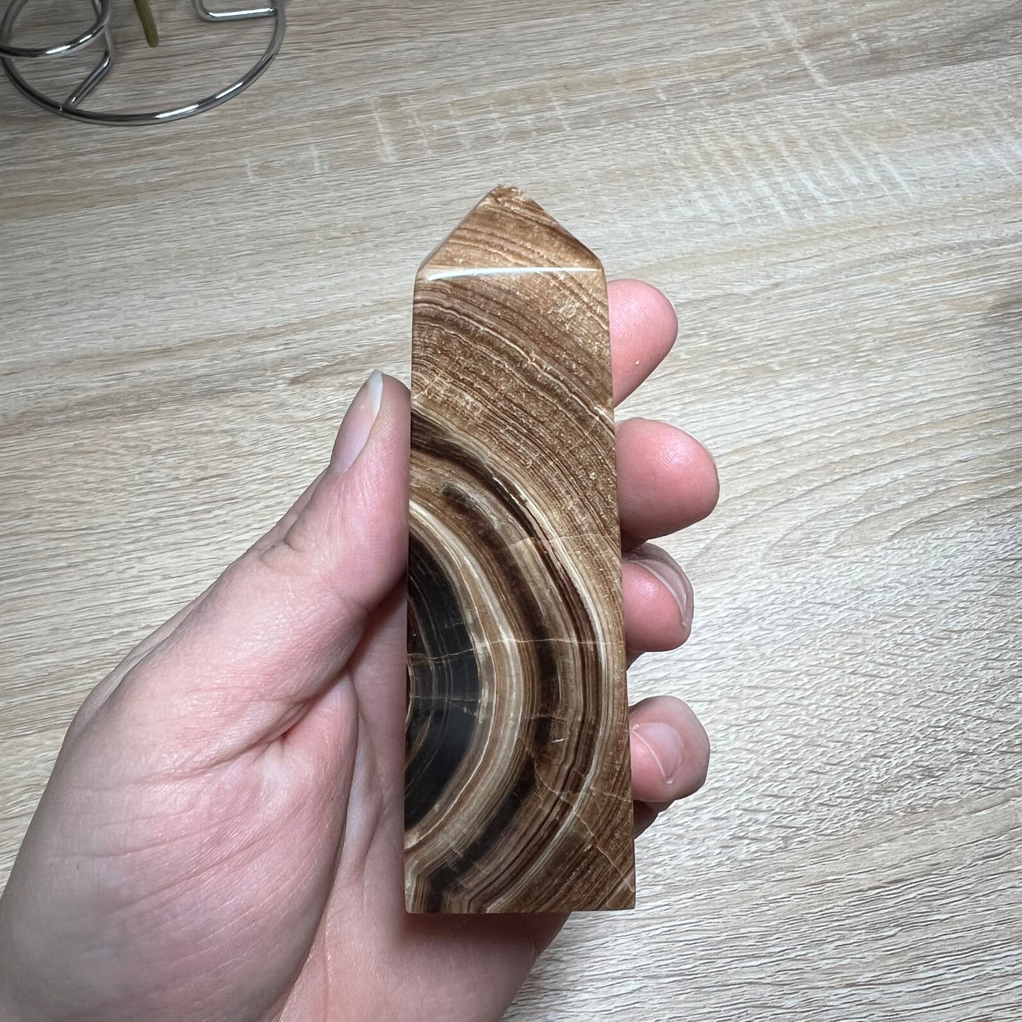 Chocolate Calcite Tower 23C