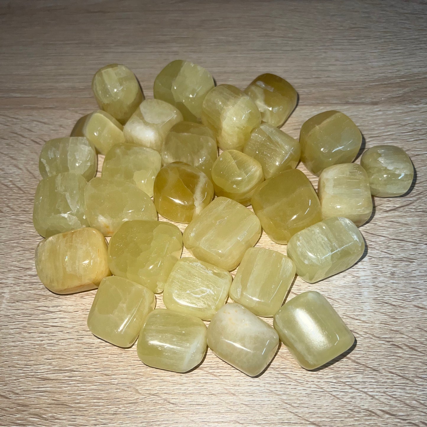 Lemon Calcite Tumbled Stone