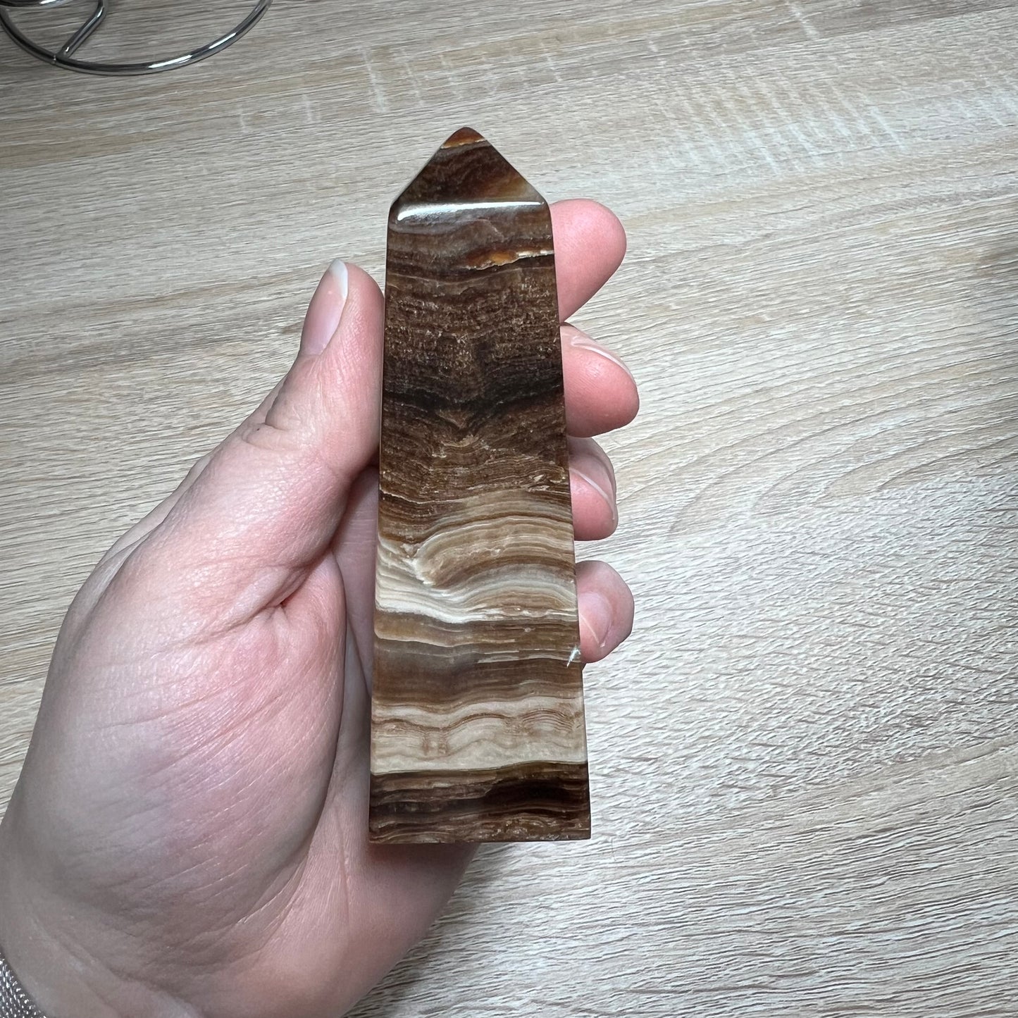 Chocolate Calcite Tower 24