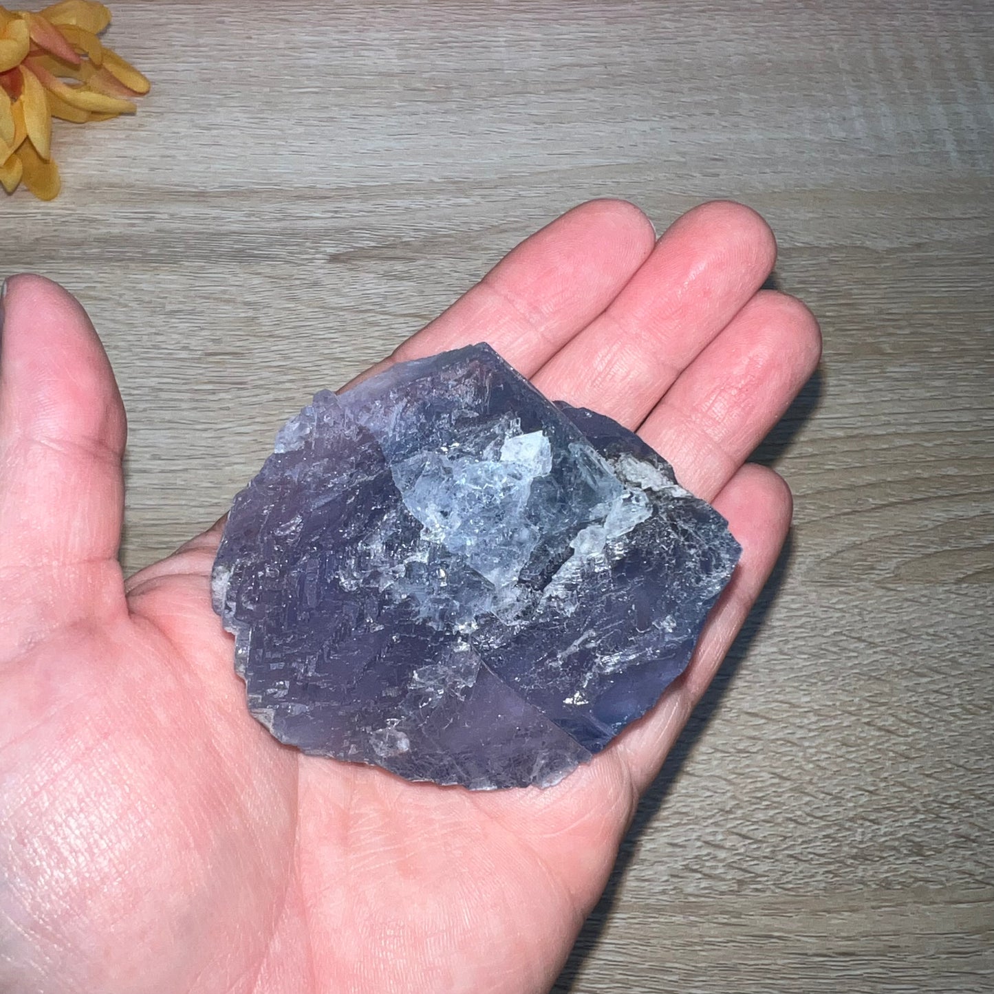 Raw Blue Fluorite Chunk 26A