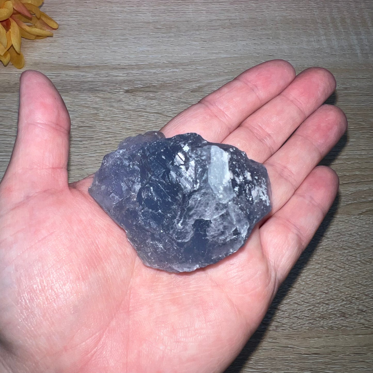 Raw Blue Fluorite Chunk 21A