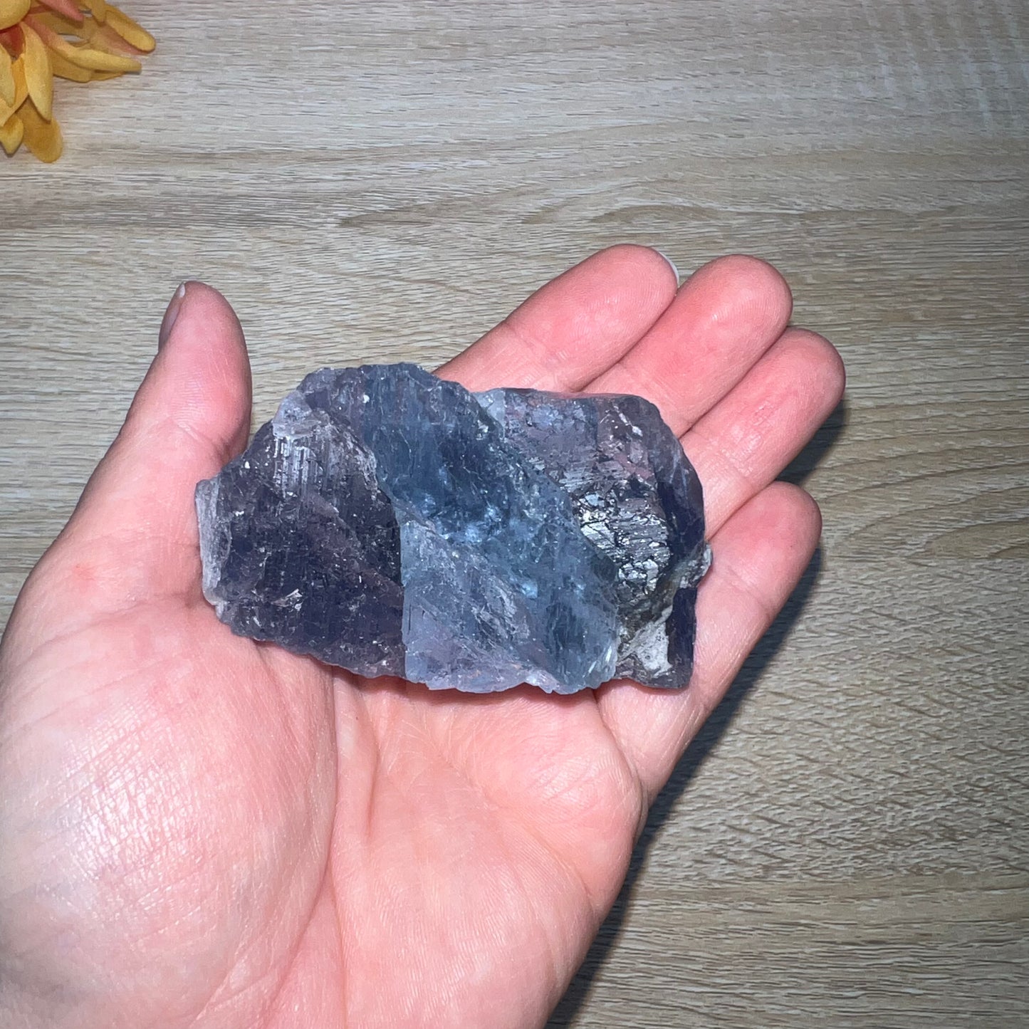 Raw Blue Fluorite Chunk 26A