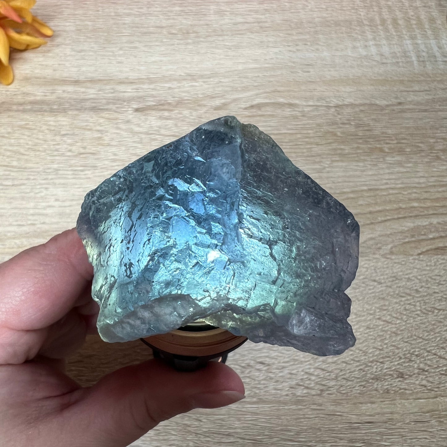 Raw Blue Fluorite Chunk 19A