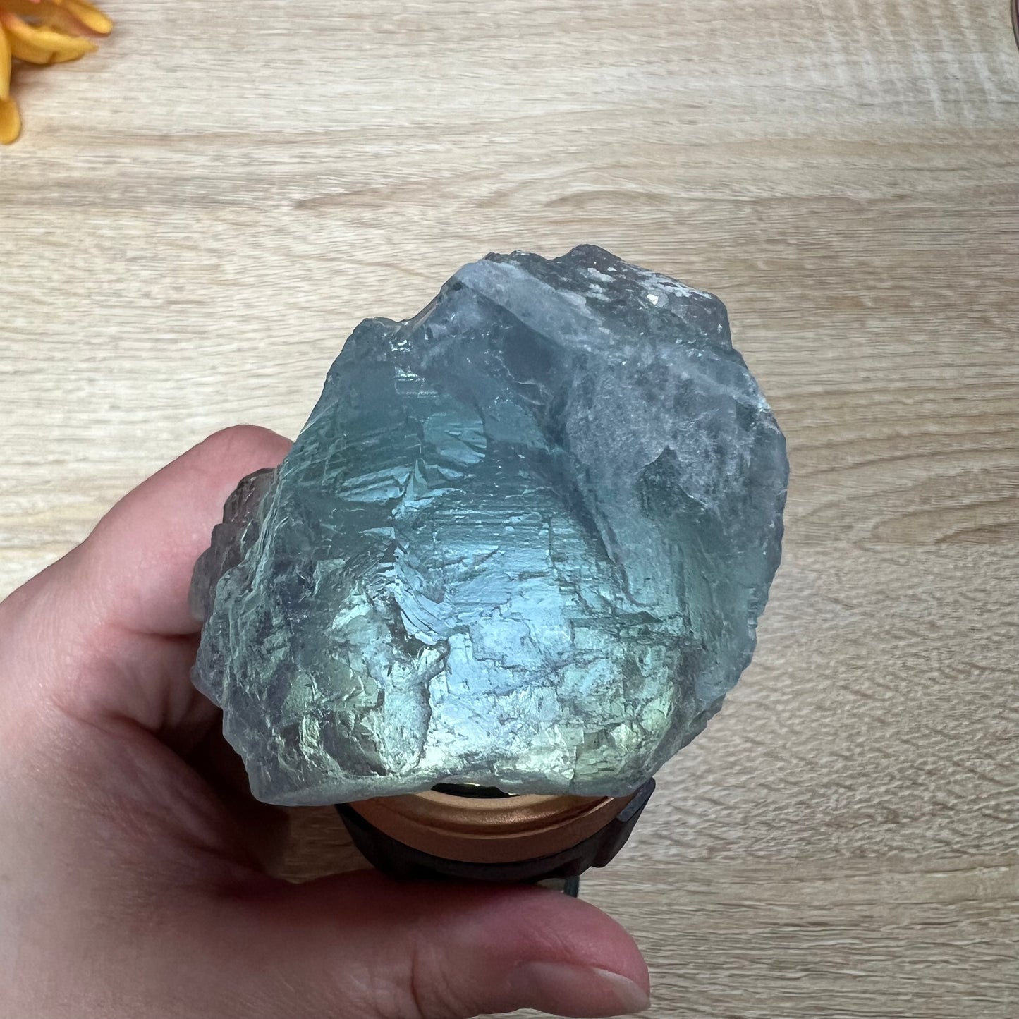 Raw Blue Fluorite Chunk 21A