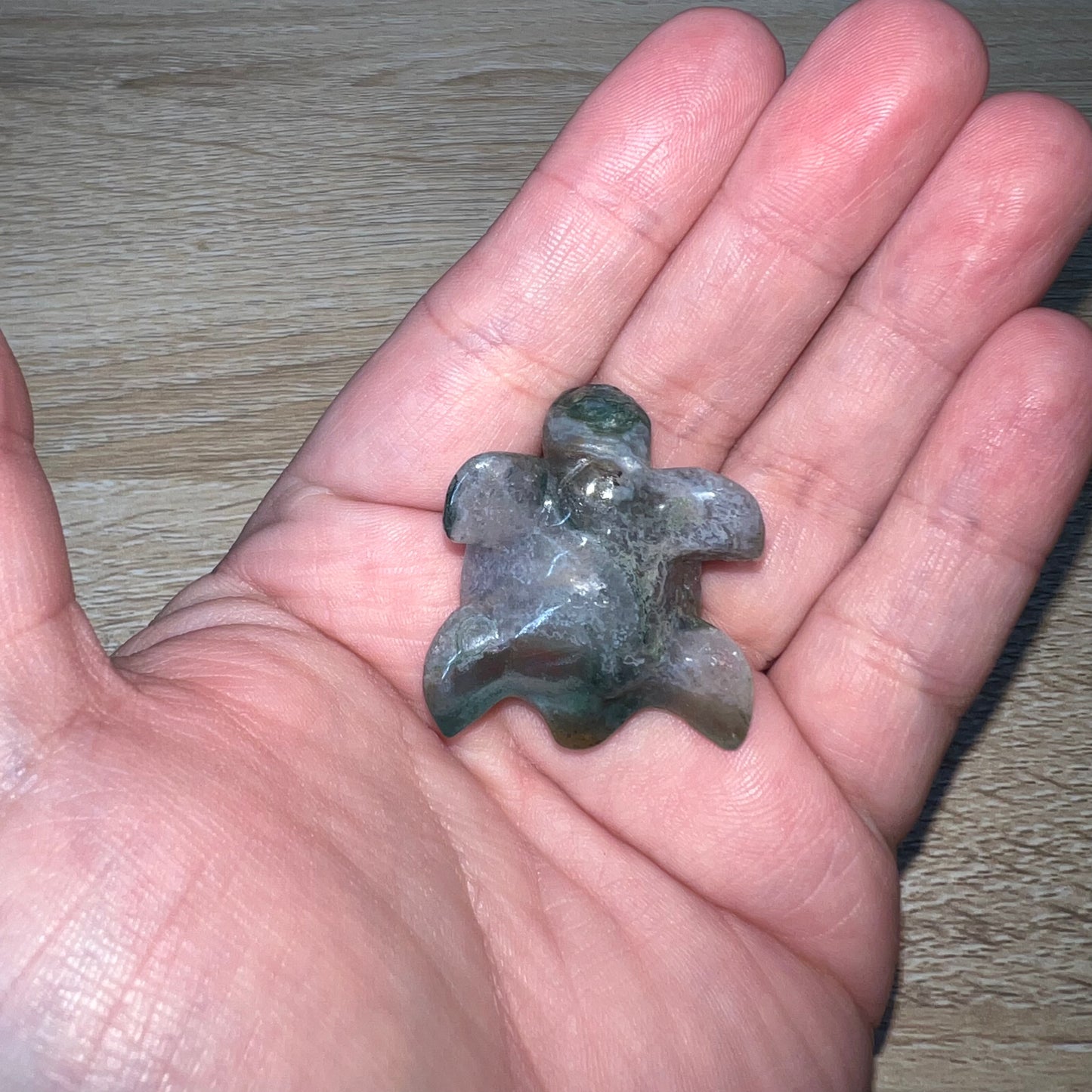 Moss Agate Sea Turtle 18E