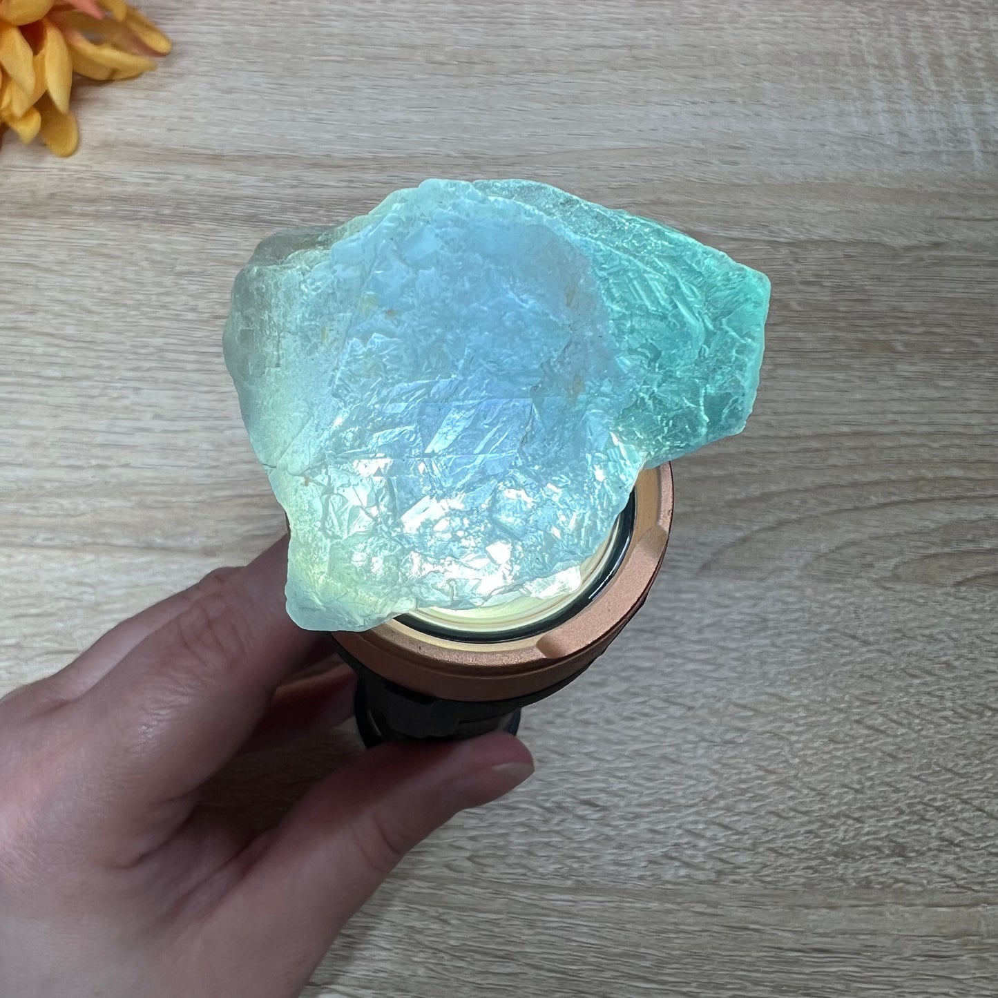 Raw Blue Fluorite Chunk 16B