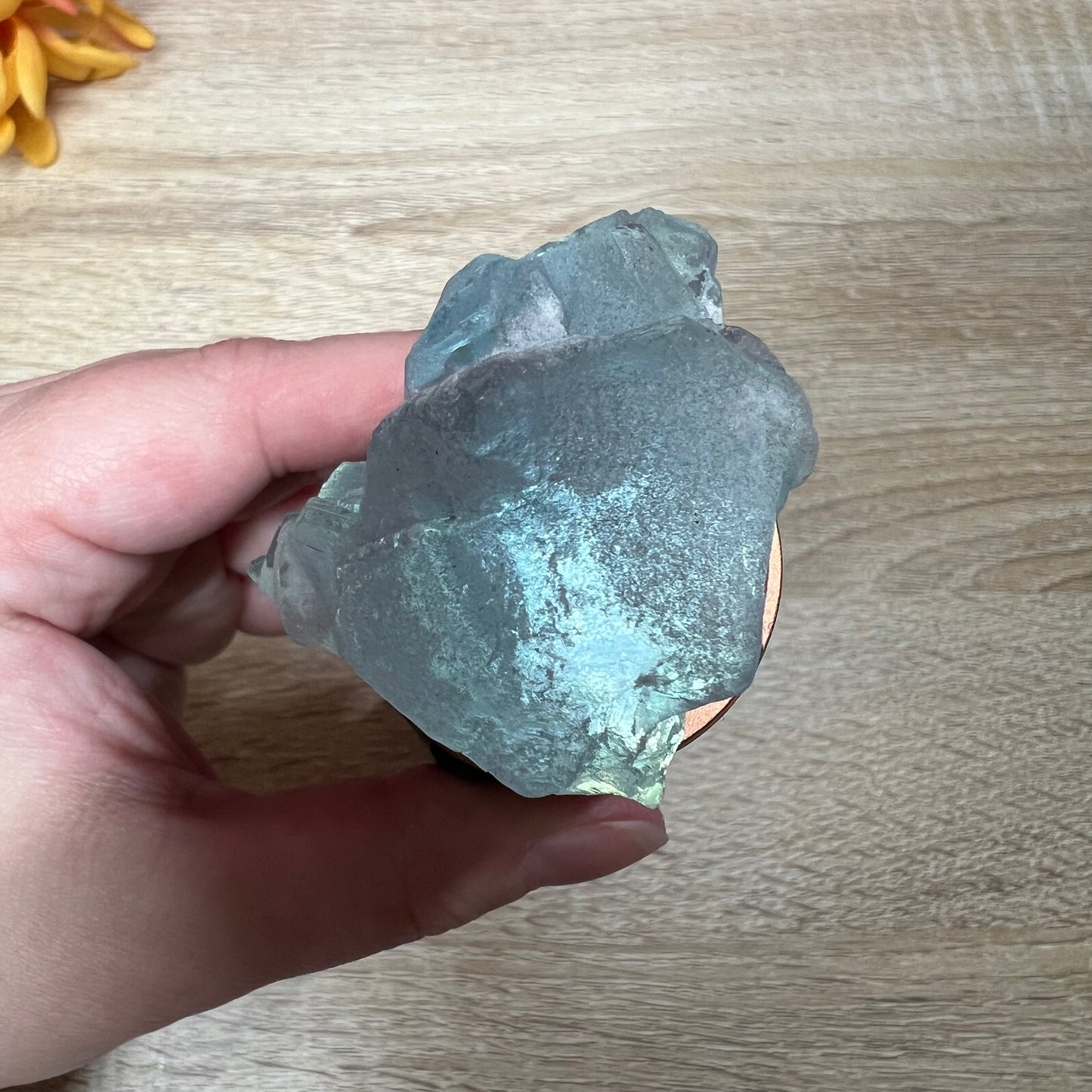 Raw Blue Fluorite Chunk 17A