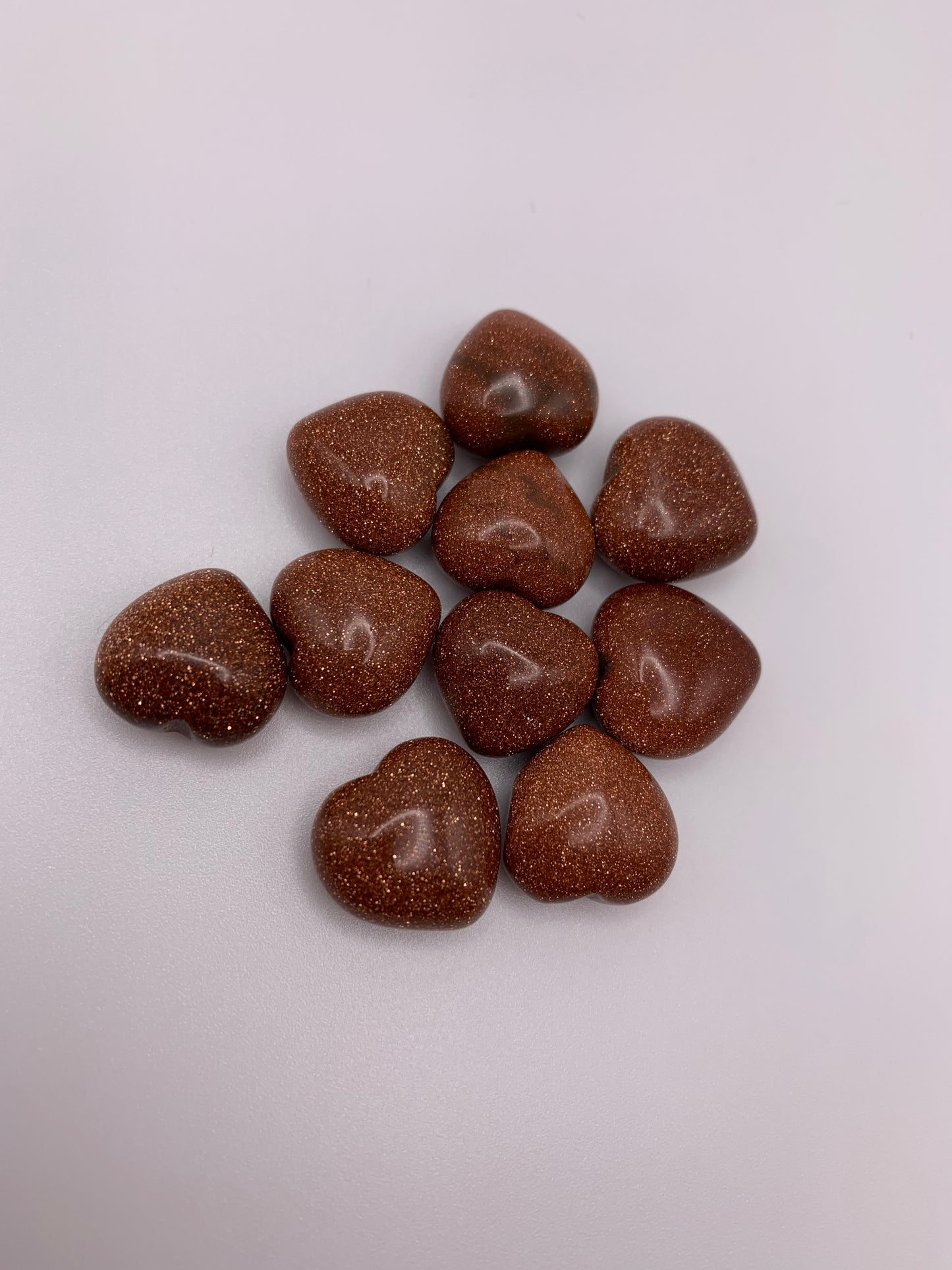 Gold Sandstone Mini Heart