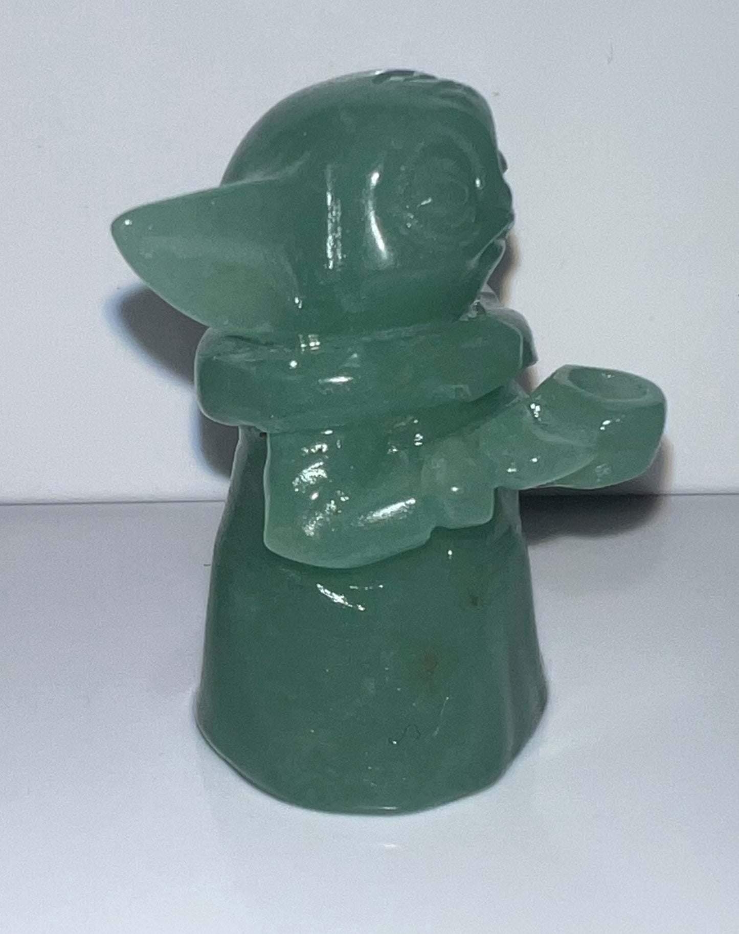 Green Adventurine Baby Yoda (Grogu)