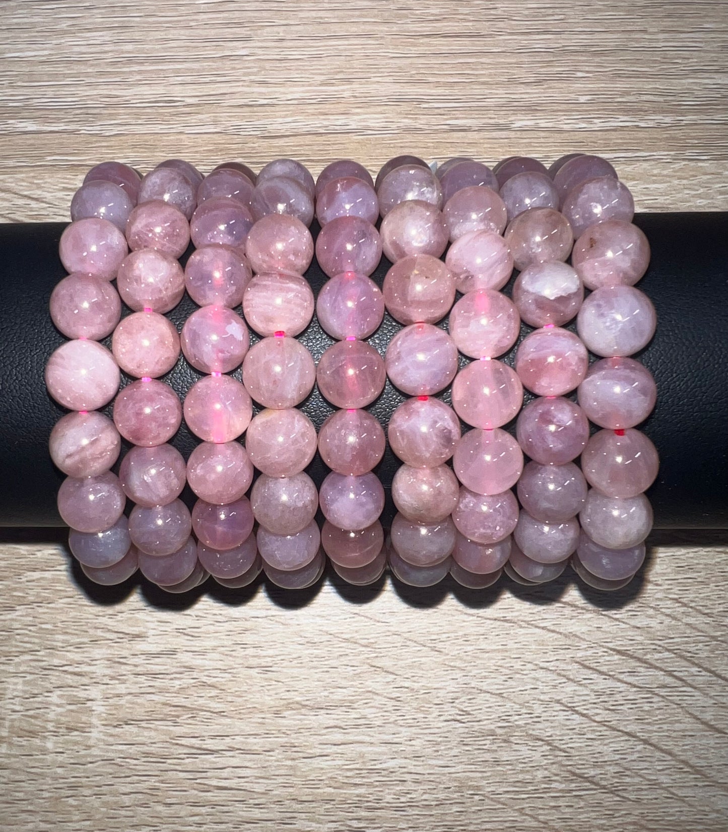 Lavender Rose Quartz 8mm Bracelet