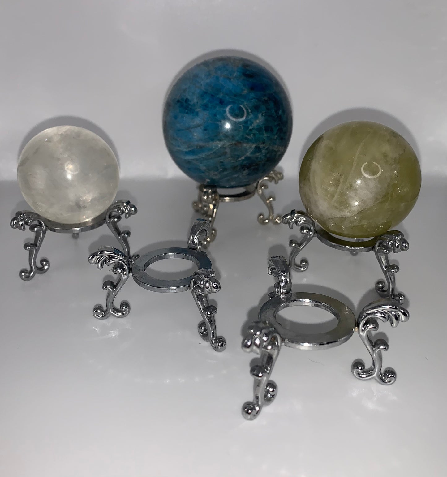 Silver Sphere Stand