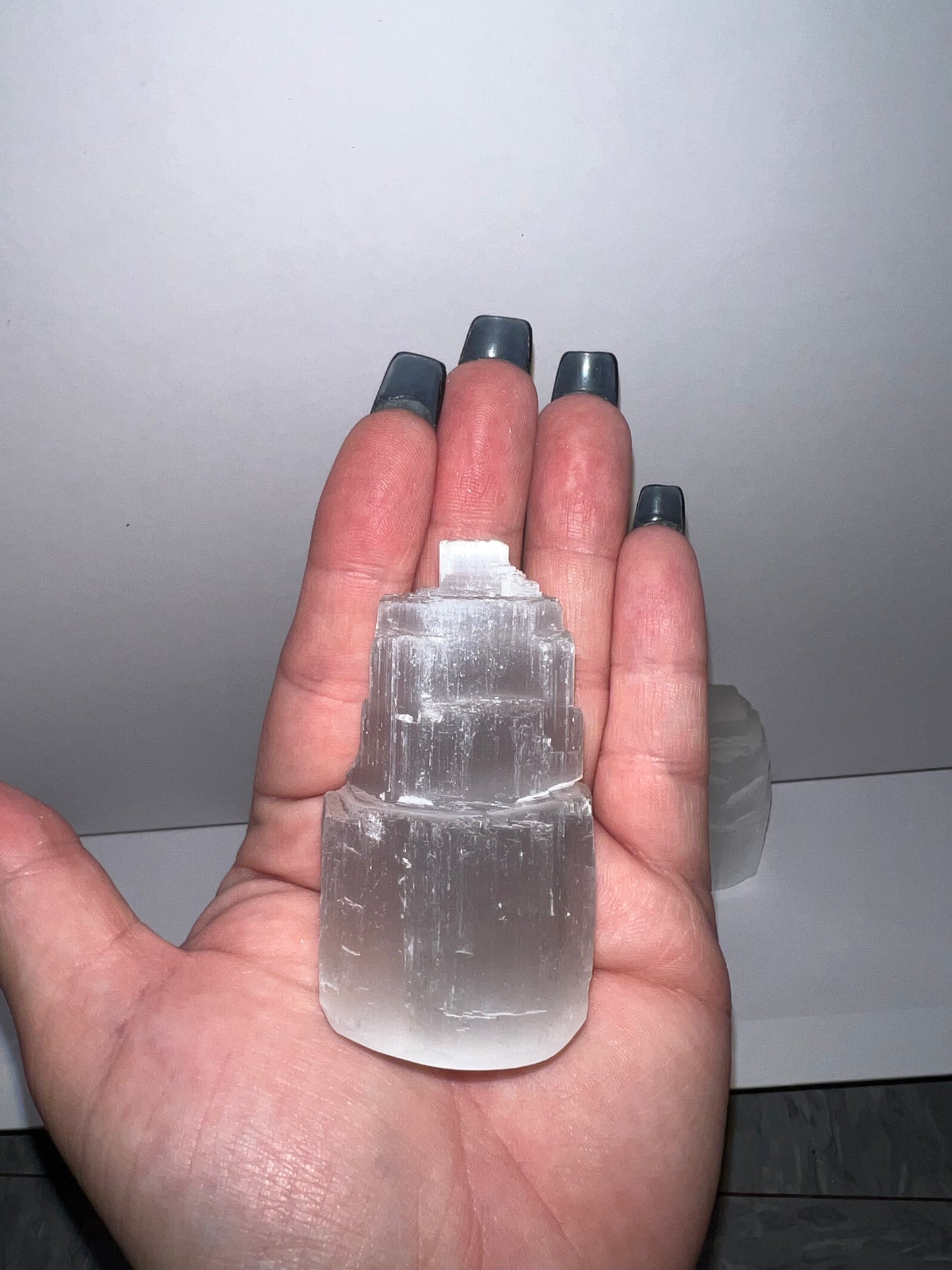 Selenite “Satin Spar” Tower