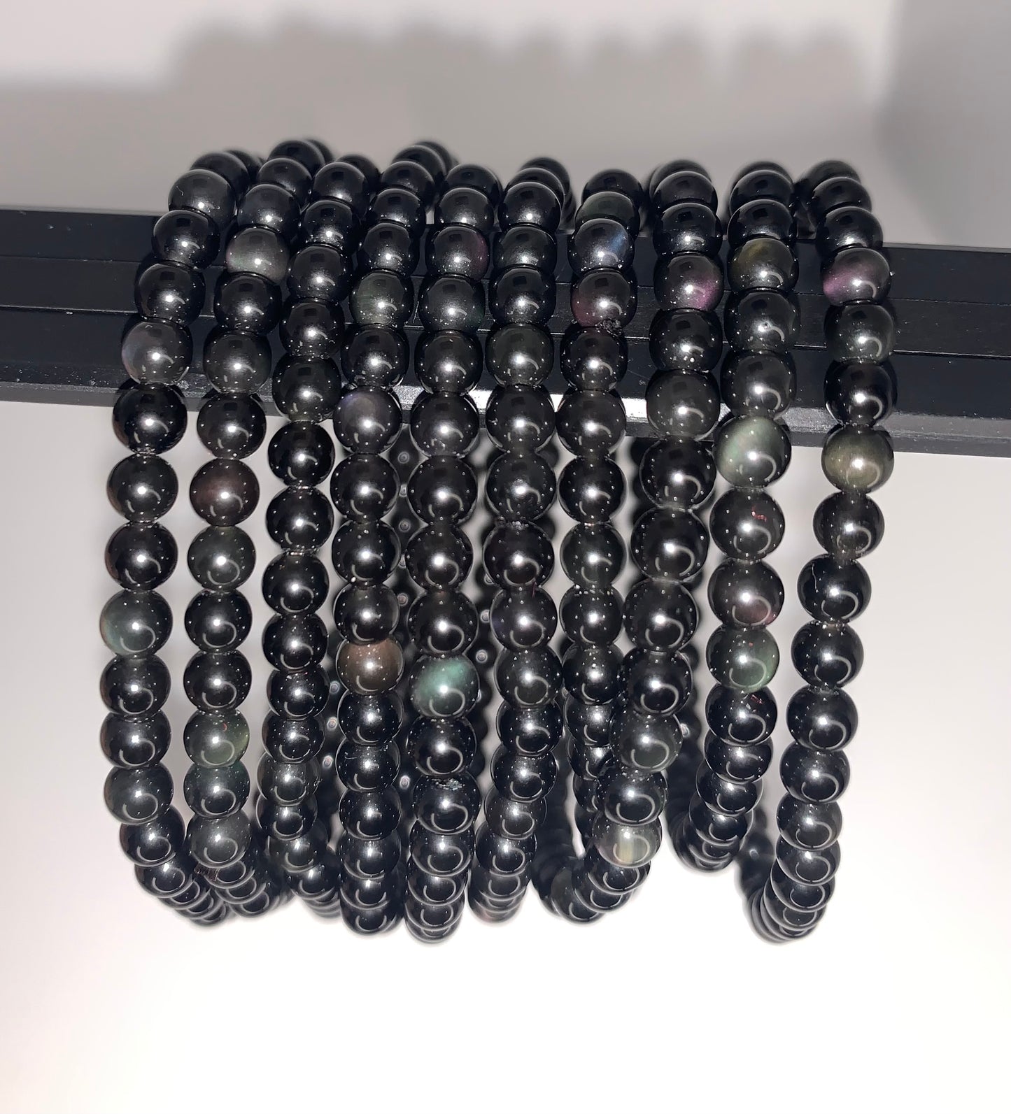 Rainbow Obsidian 4mm Bracelet