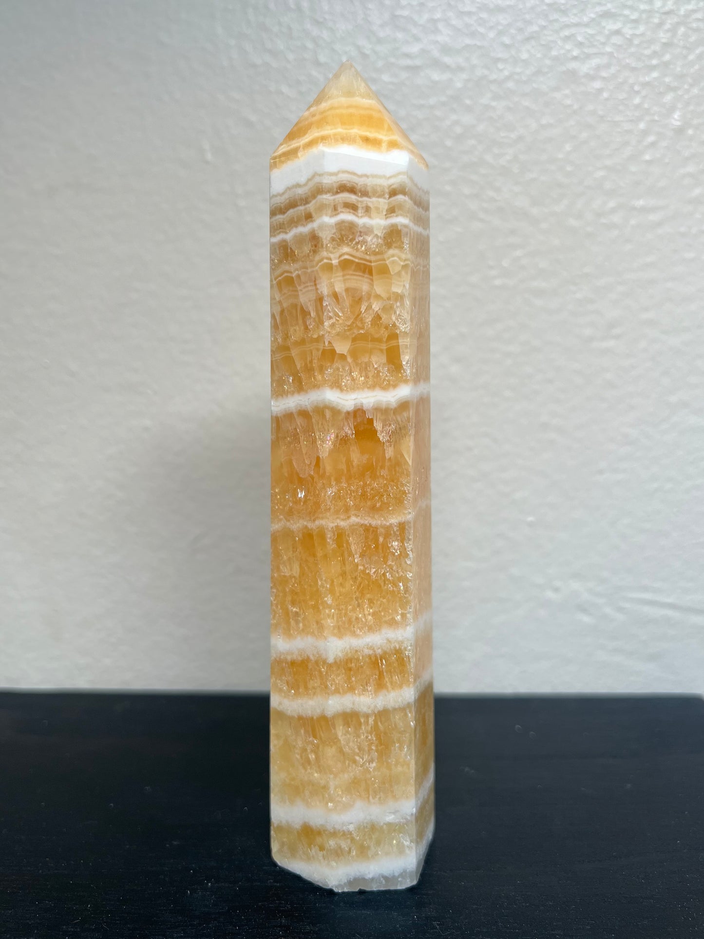 Orange Calcite Tower 39B