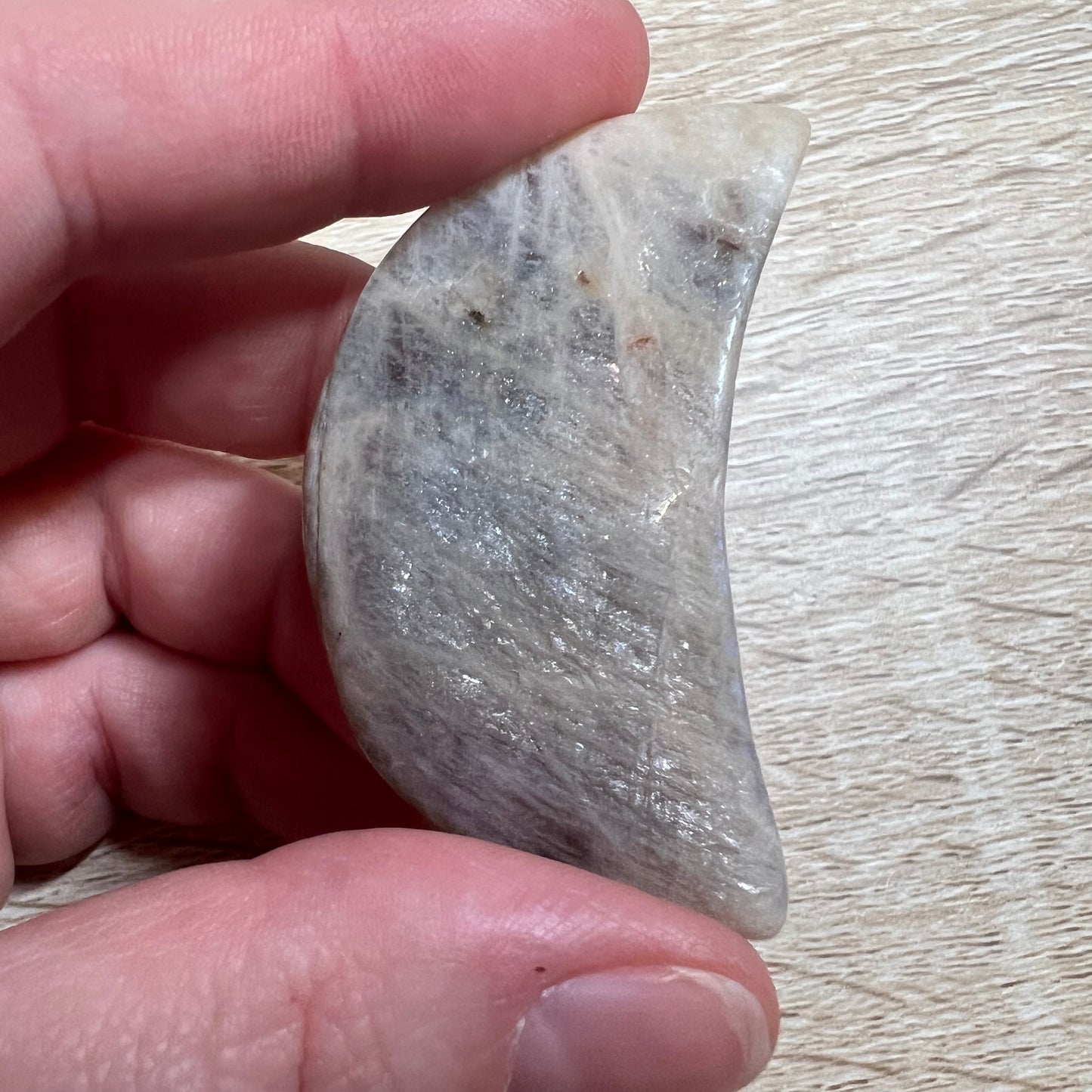 Moonstone and Golden Sunstone Moon 16C