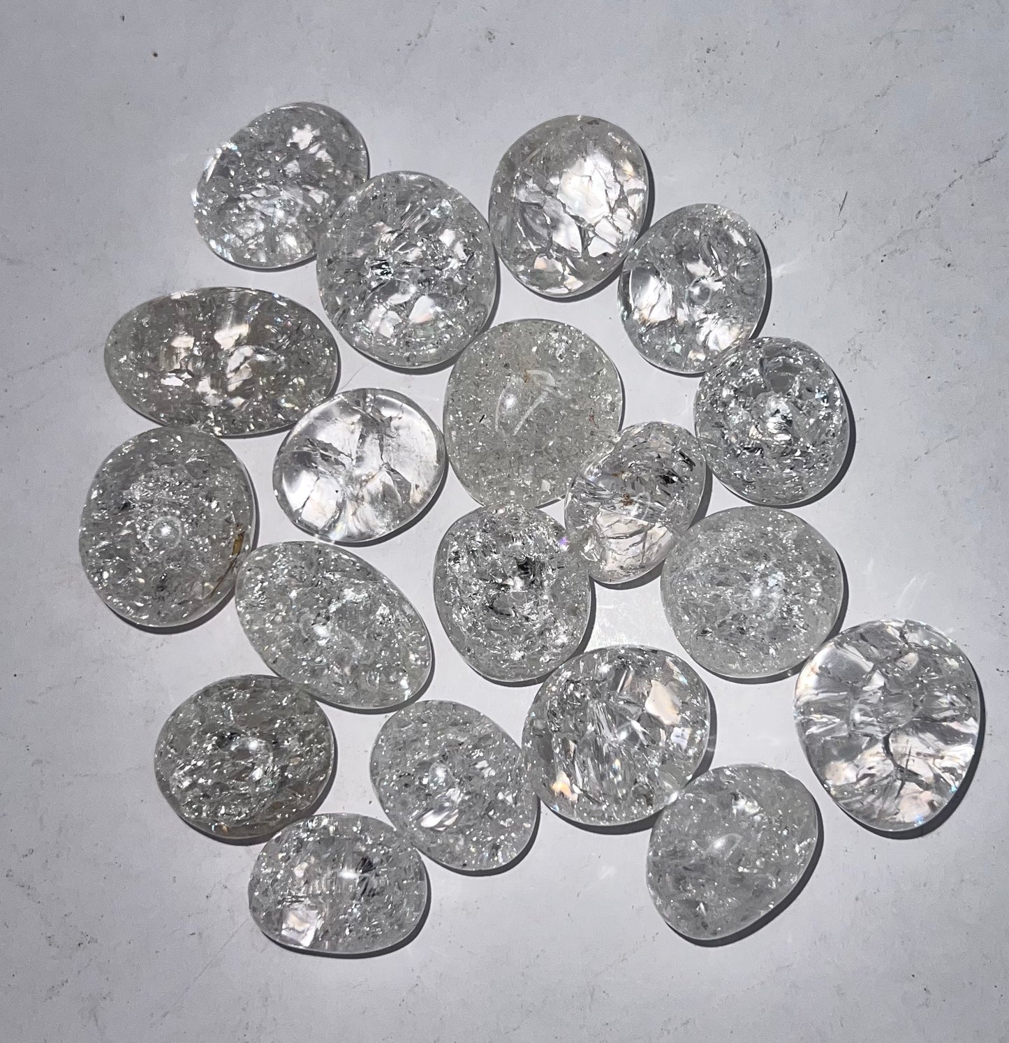Crackle Quartz Tumbled Stone