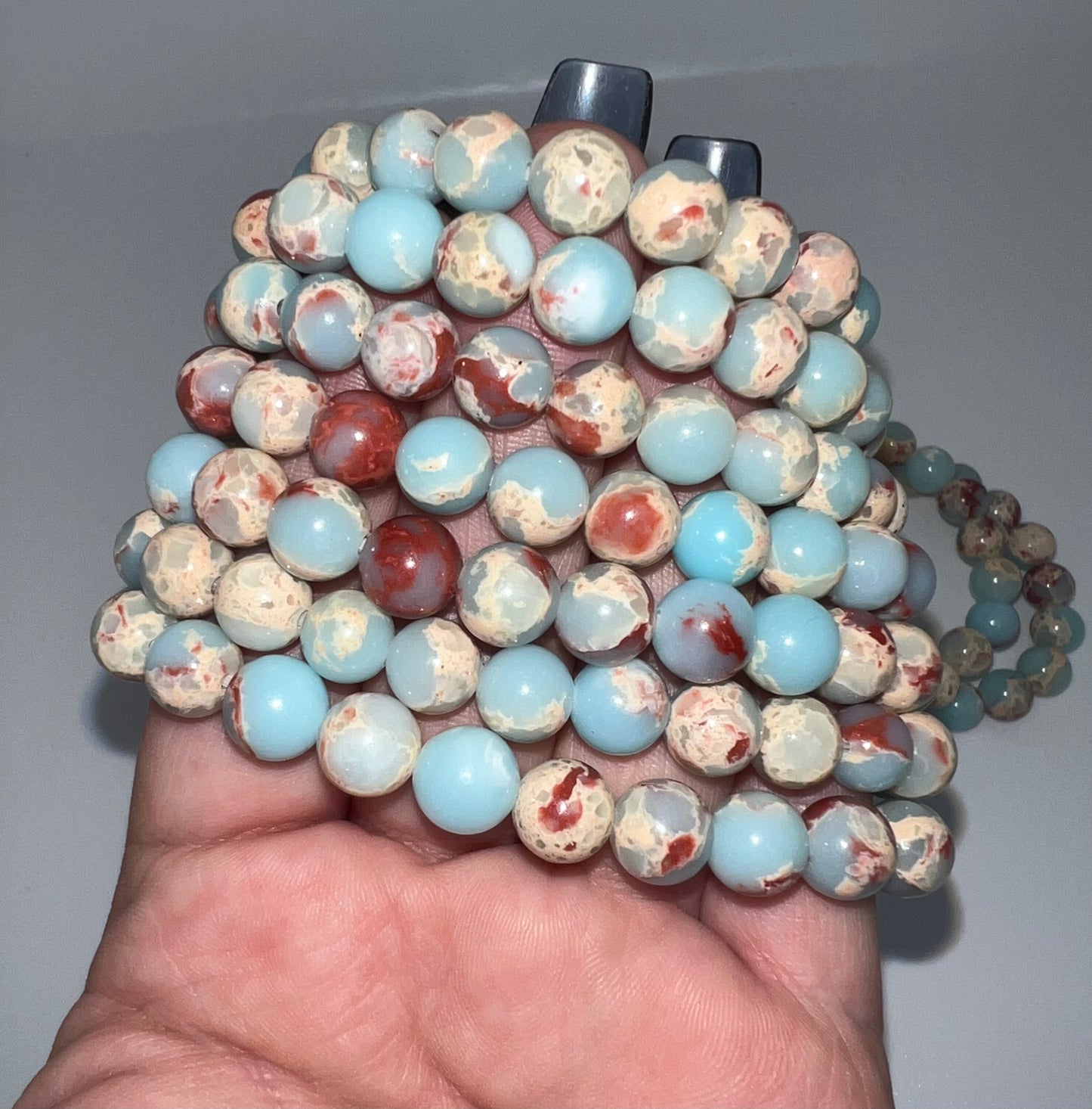 Shoushan Stone 8mm Bracelet