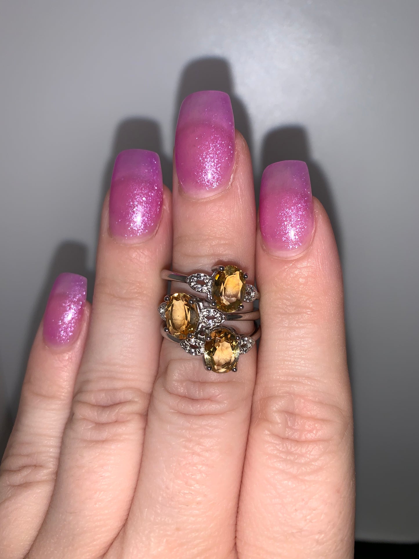 Citrine Adjustable Ring