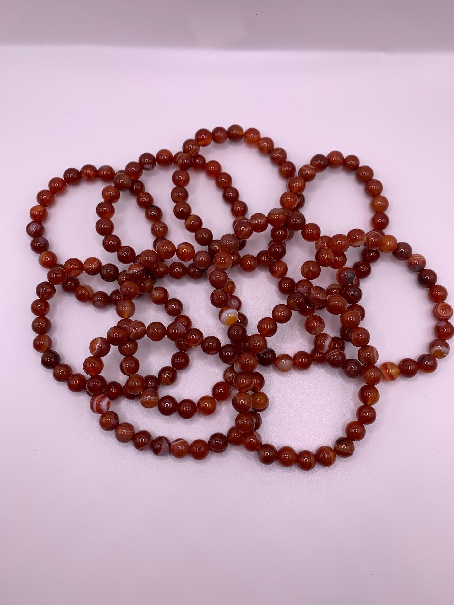 Carnelian 8mm Bracelet