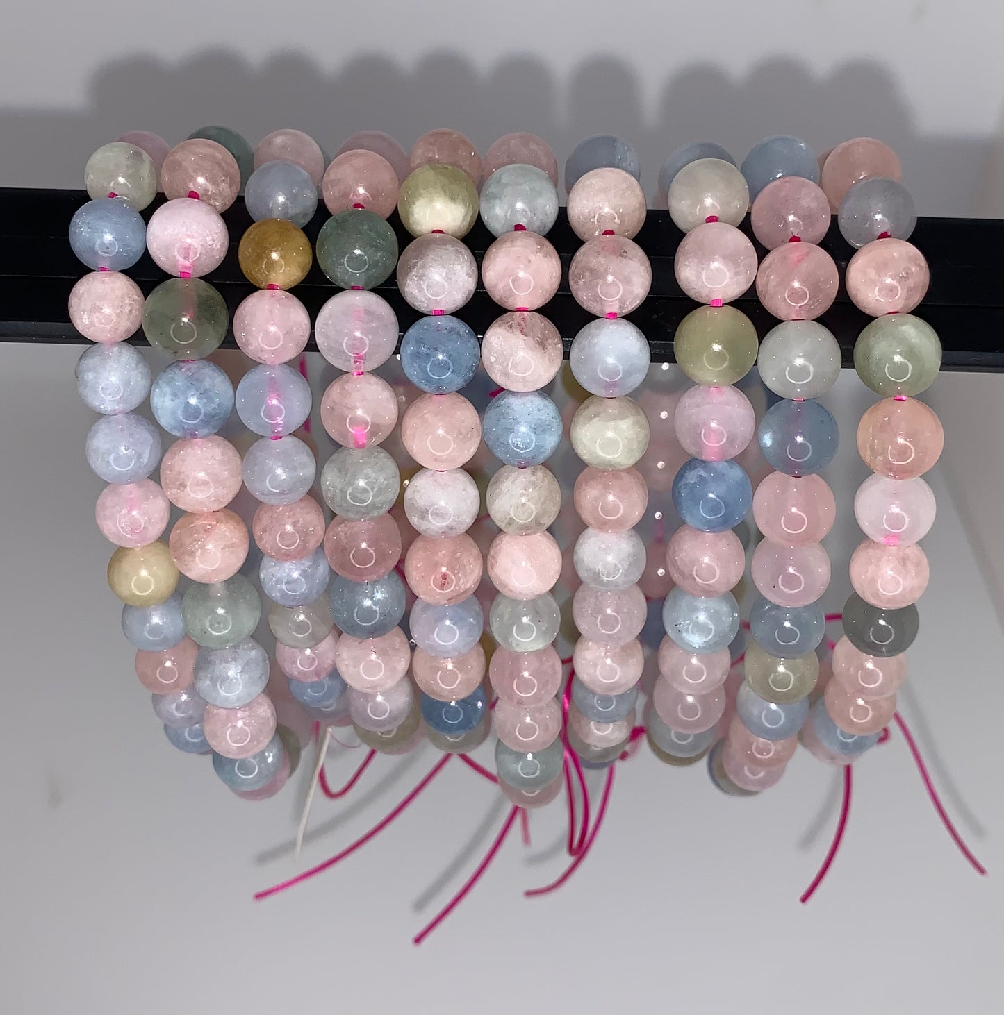 Morganite 8mm Bracelet