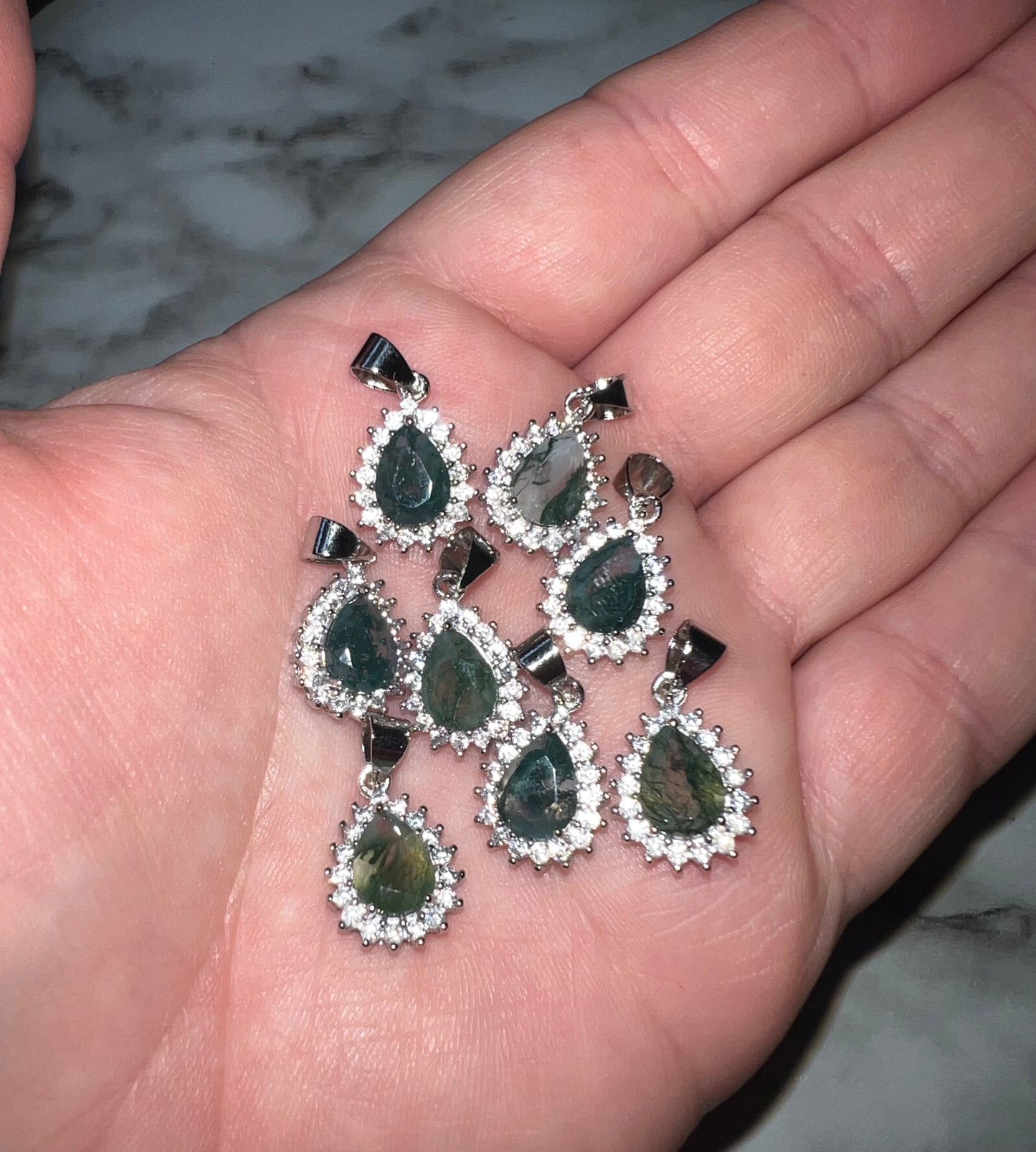 Moss Agate Necklace
