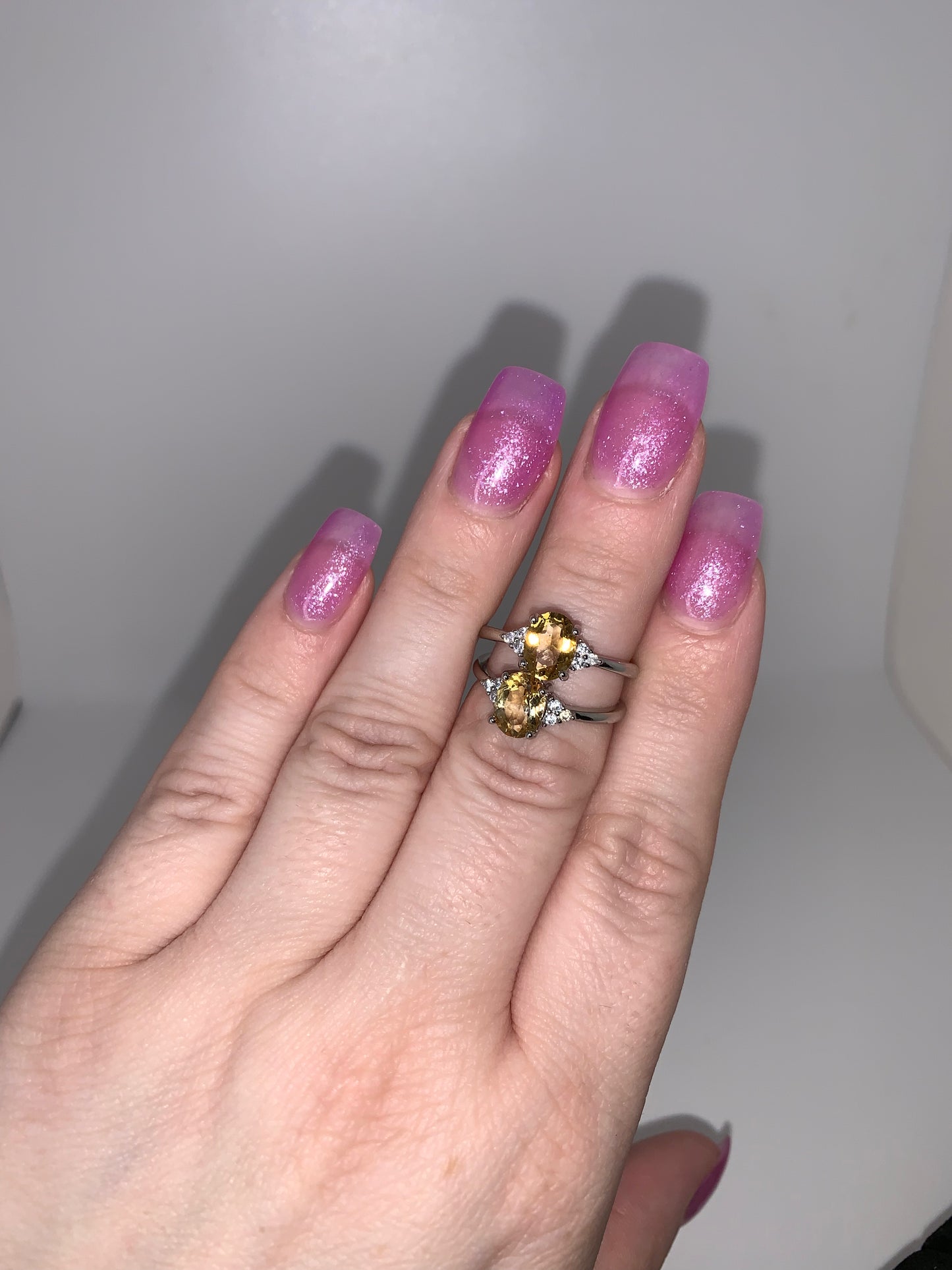 Citrine Adjustable Ring