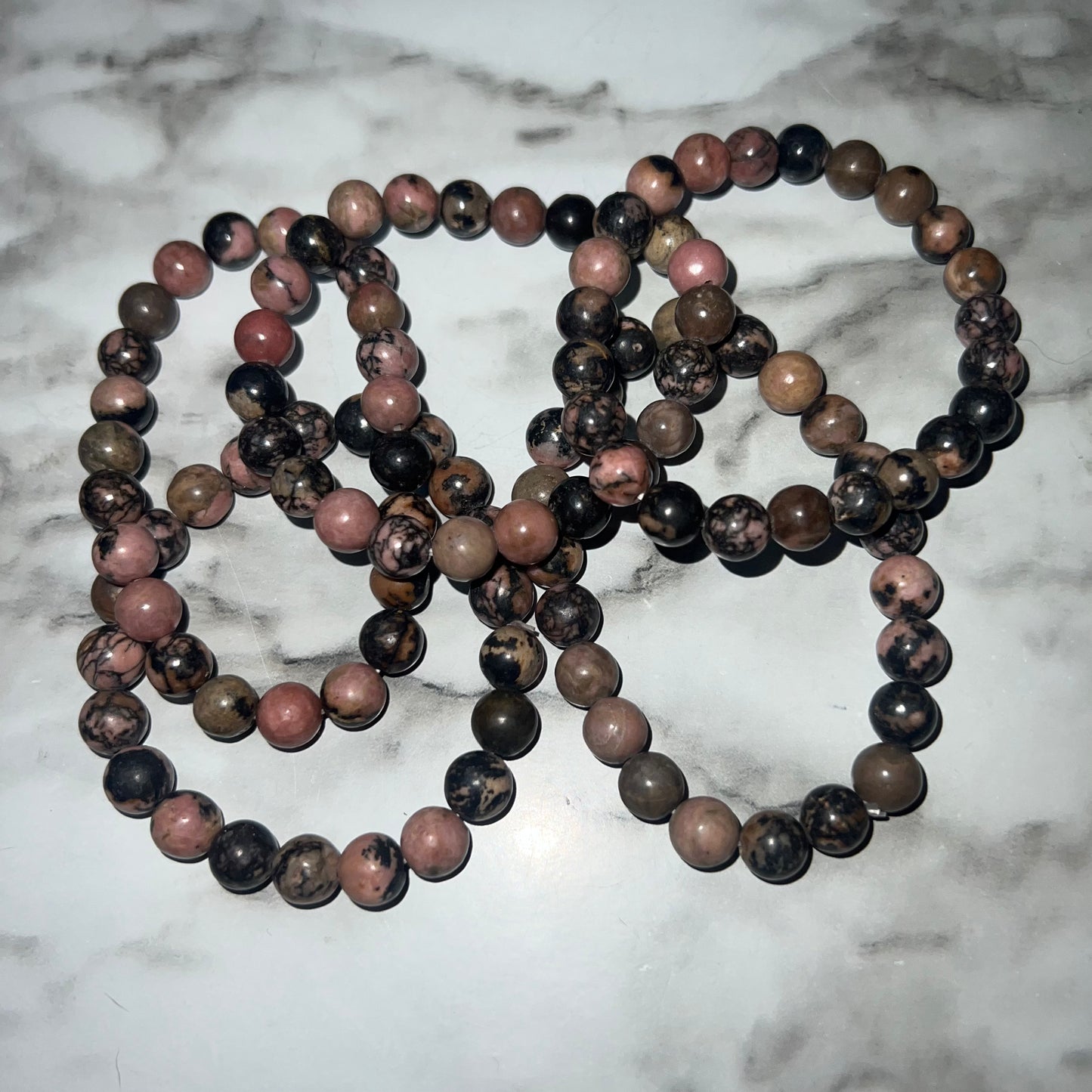 Rhodonite 8mm Bracelet