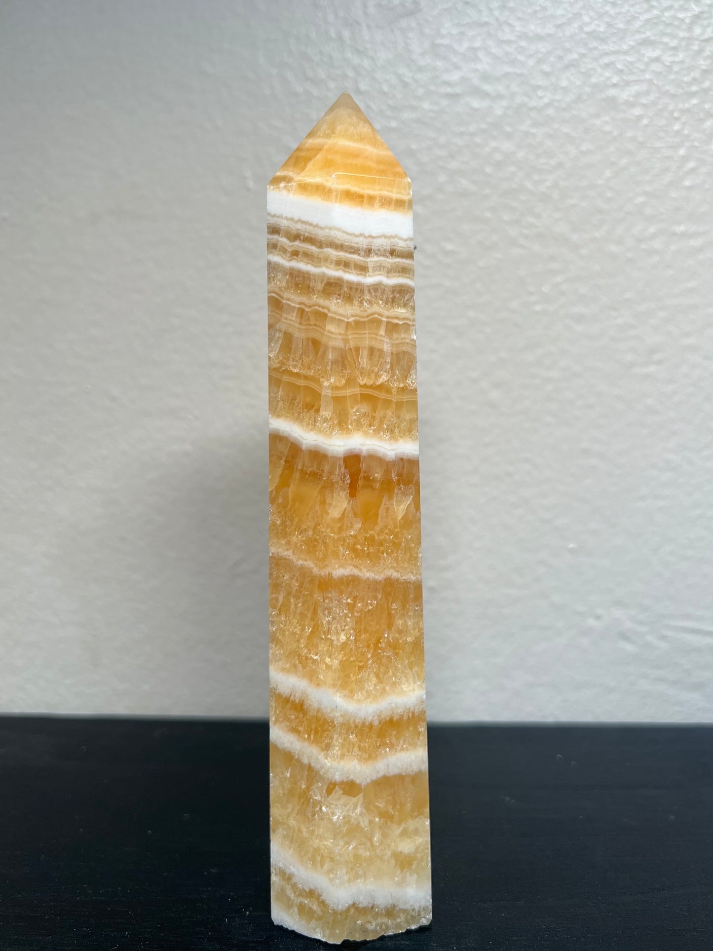 Orange Calcite Tower 39B