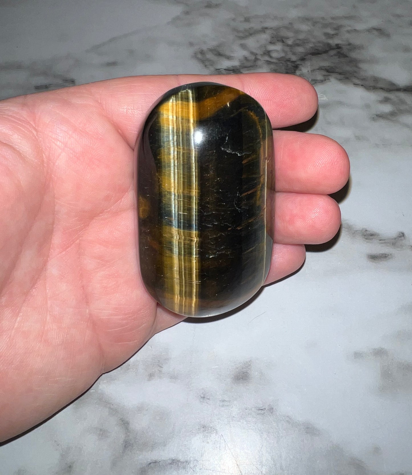 Tiger’s Eye Palm Stone 24