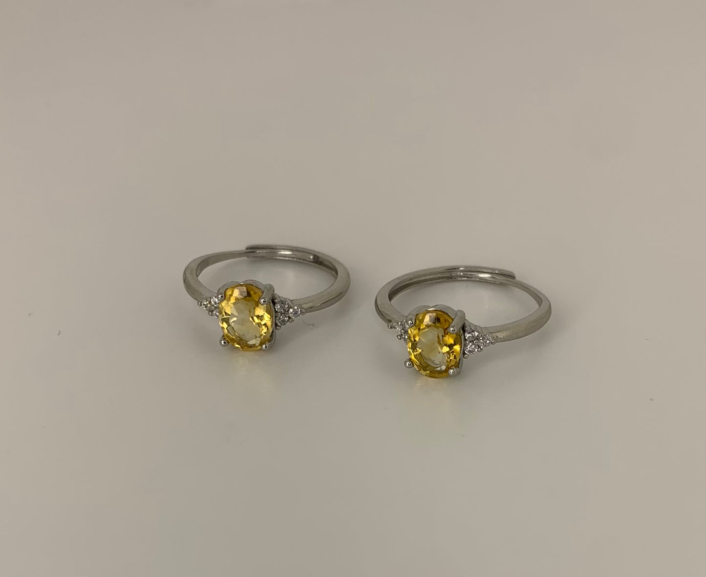 Citrine Adjustable Ring