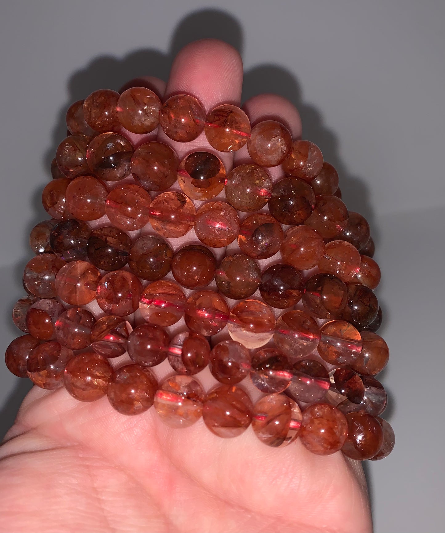 Fire Quartz 9mm Bracelet