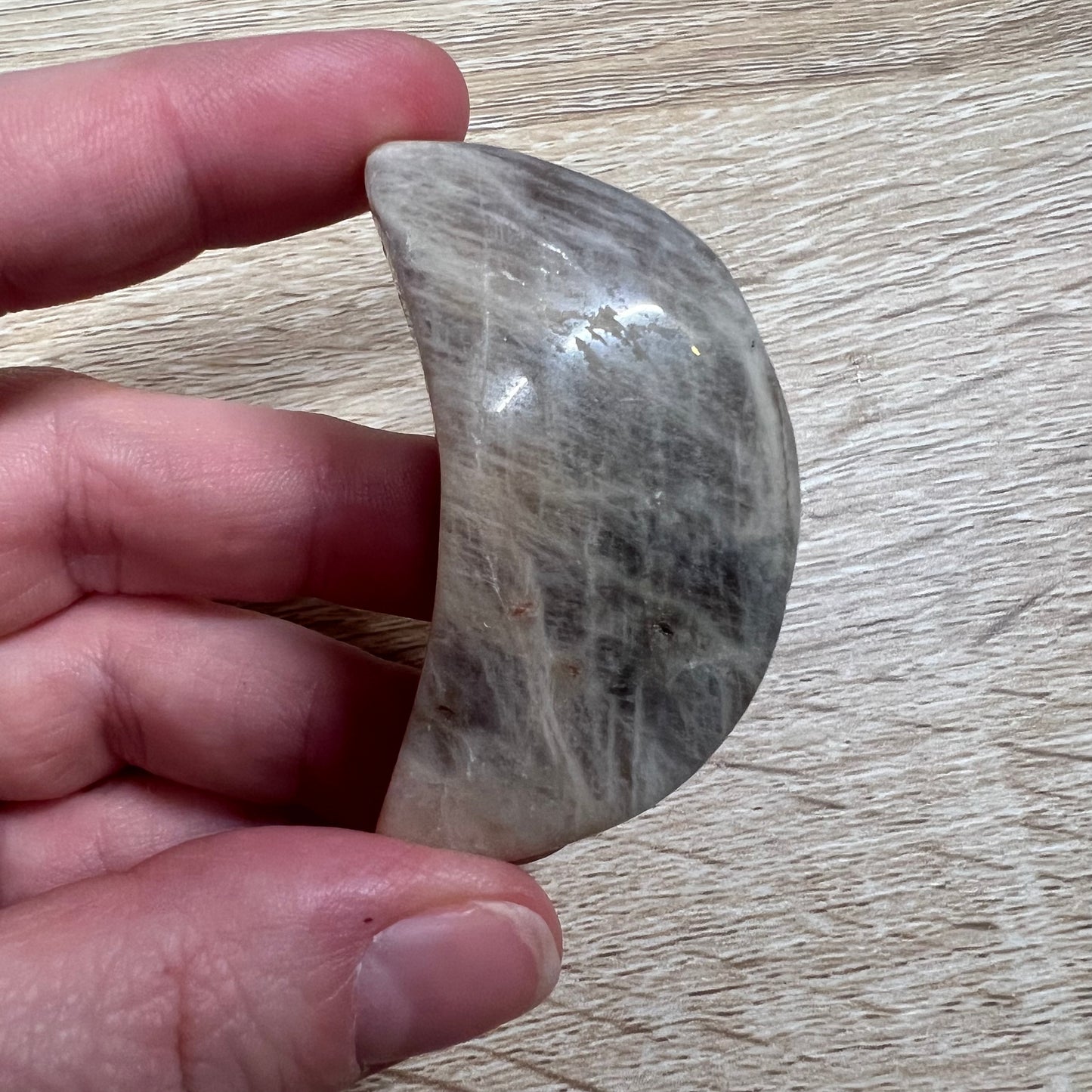 Moonstone and Golden Sunstone Moon 16C