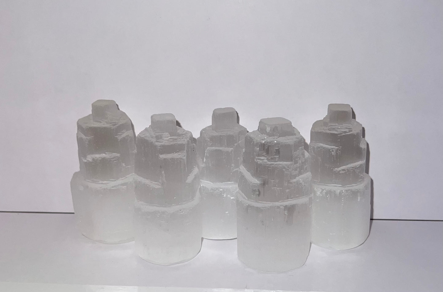 Selenite “Satin Spar” Tower
