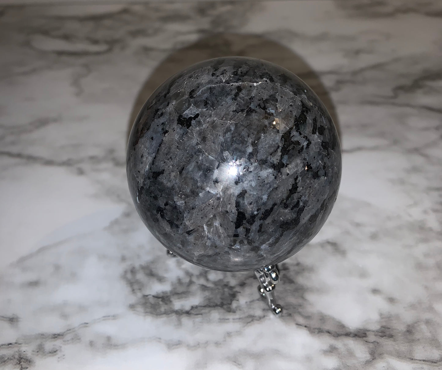 Larvikite Sphere