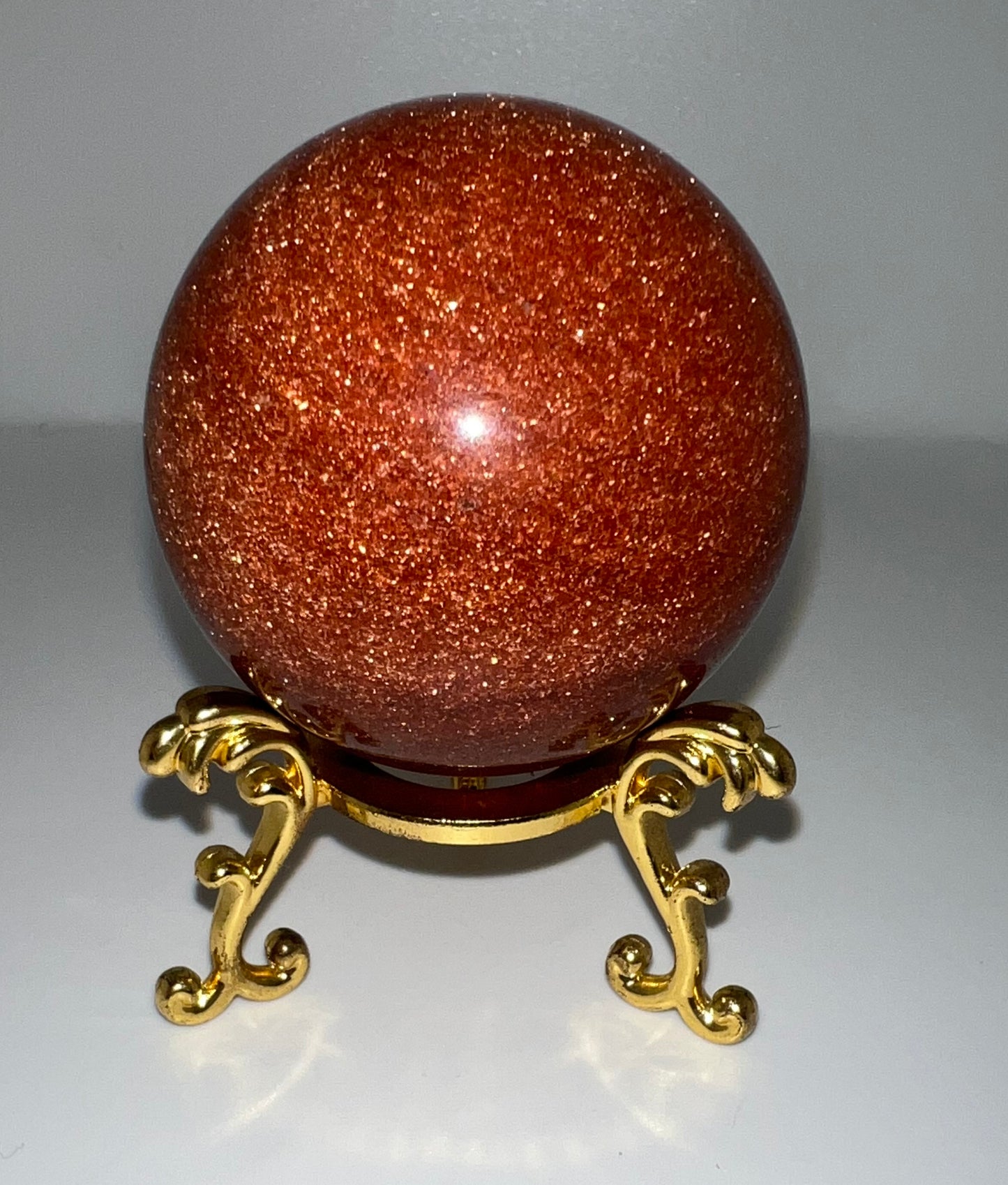Gold Sandstone Sphere