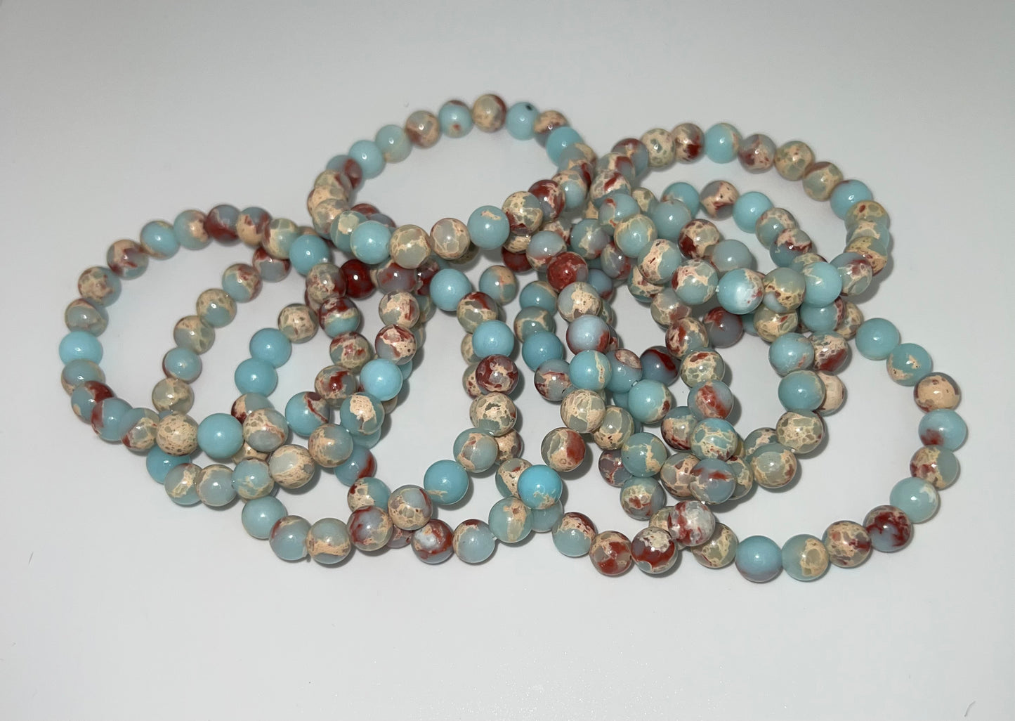 Shoushan Stone 8mm Bracelet