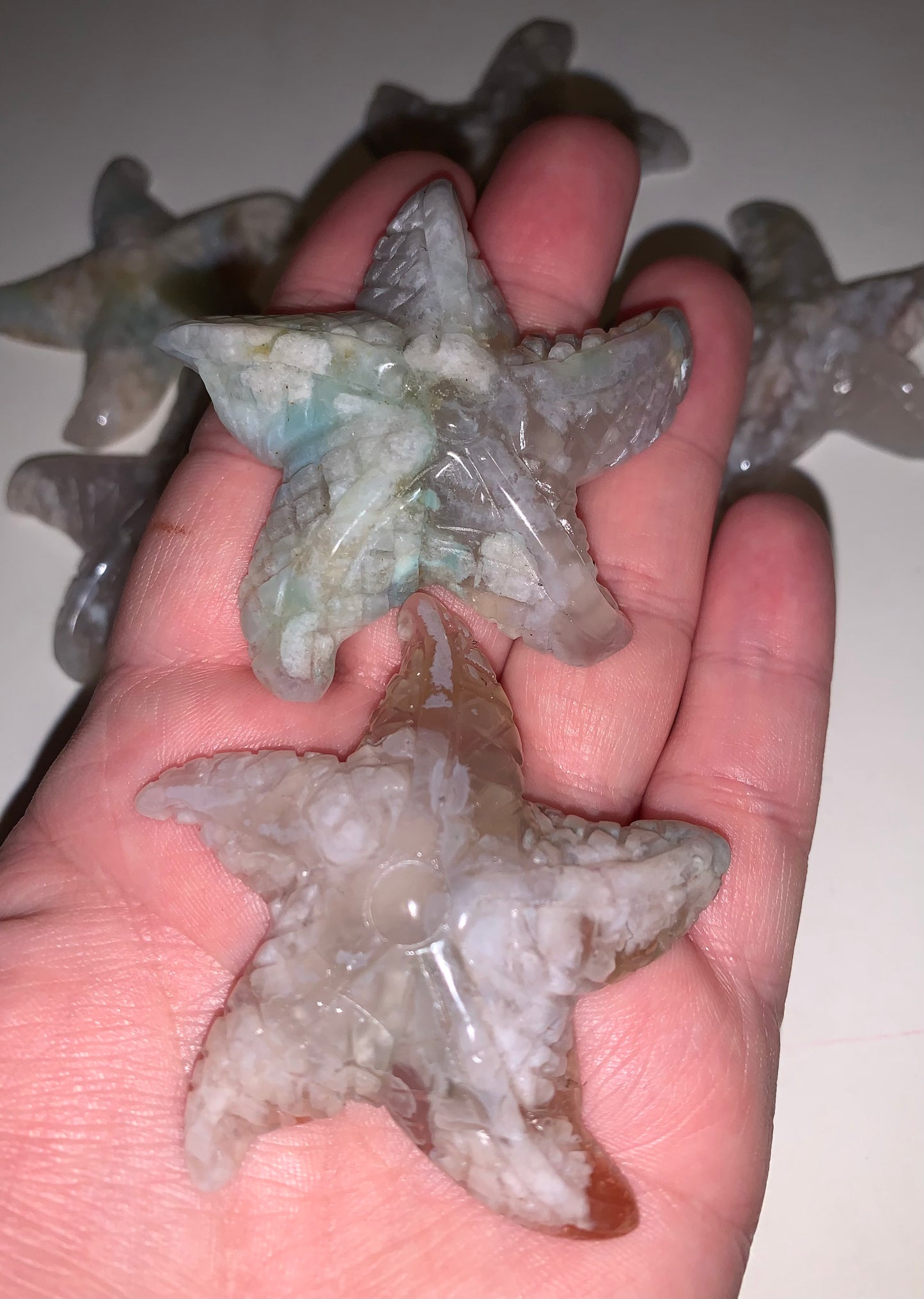 Flower Agate Starfish