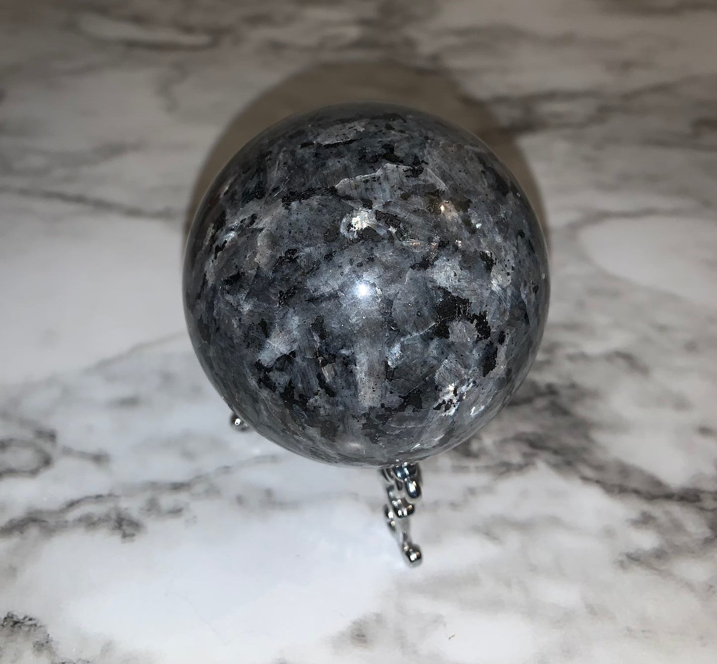 Larvikite Sphere