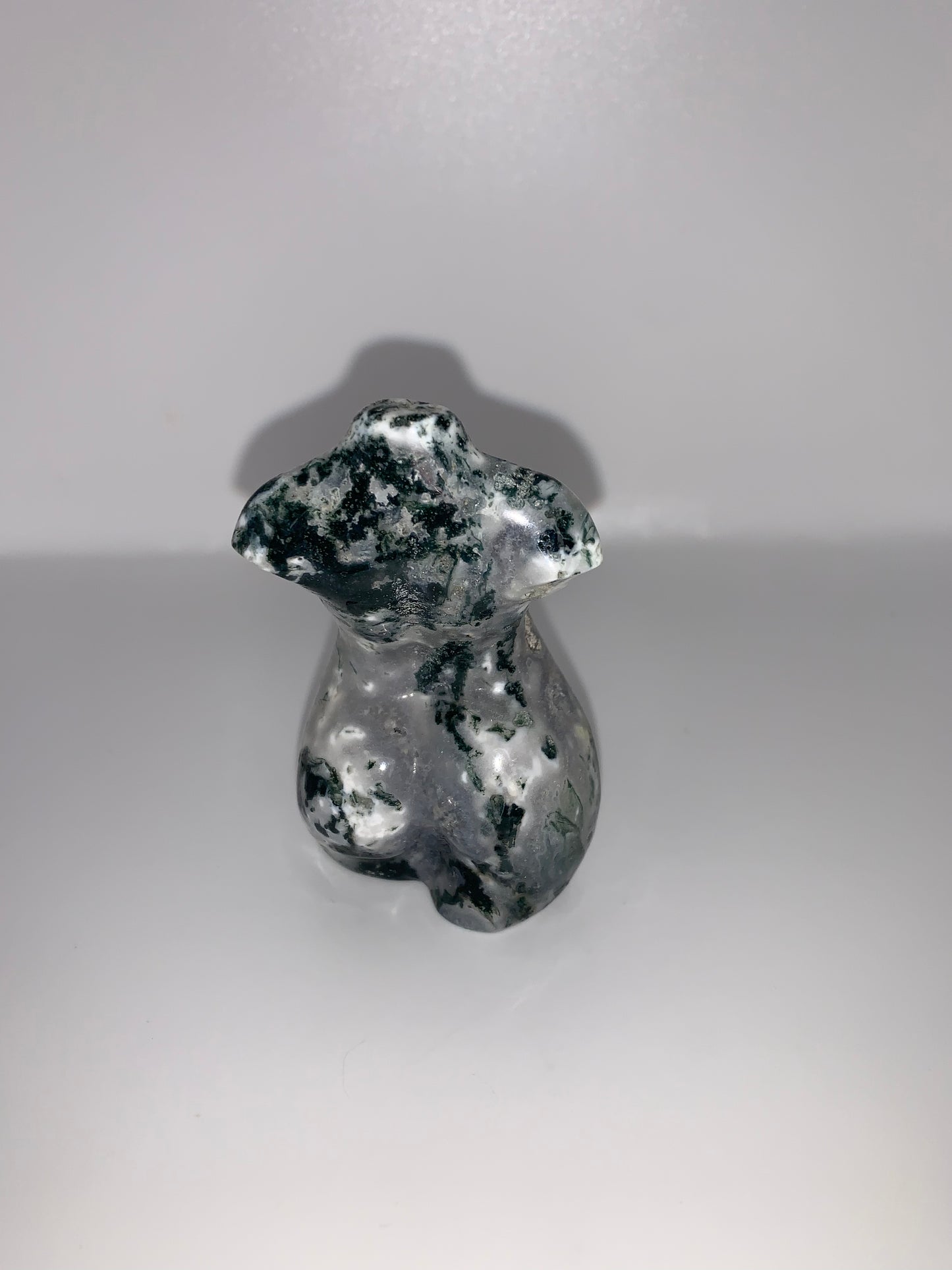 Moss Agate Goddess Body
