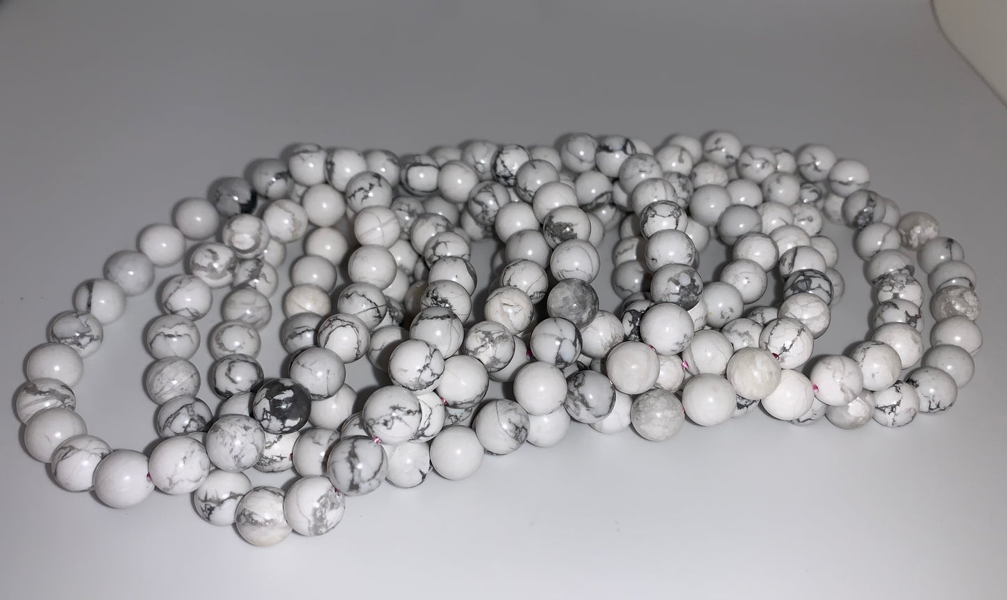 Howlite 9mm Bracelet
