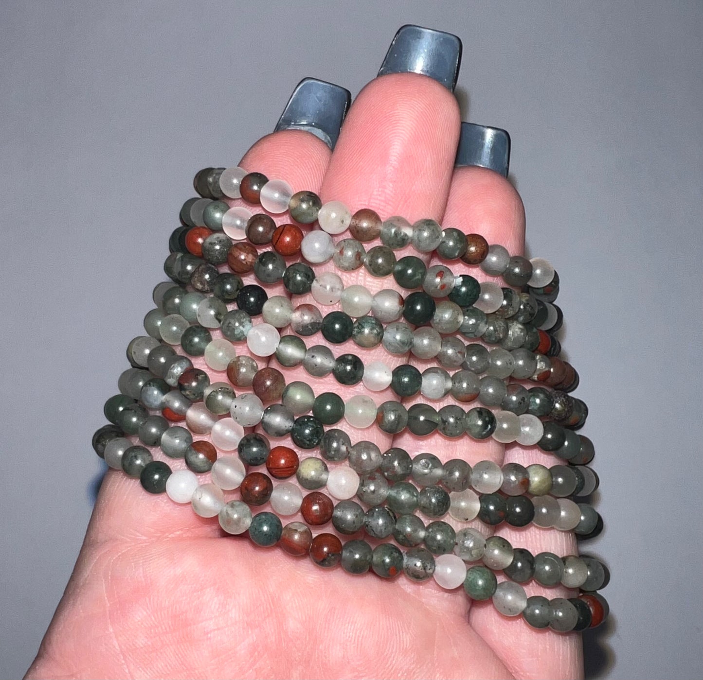Bloodstone 4mm Bracelet