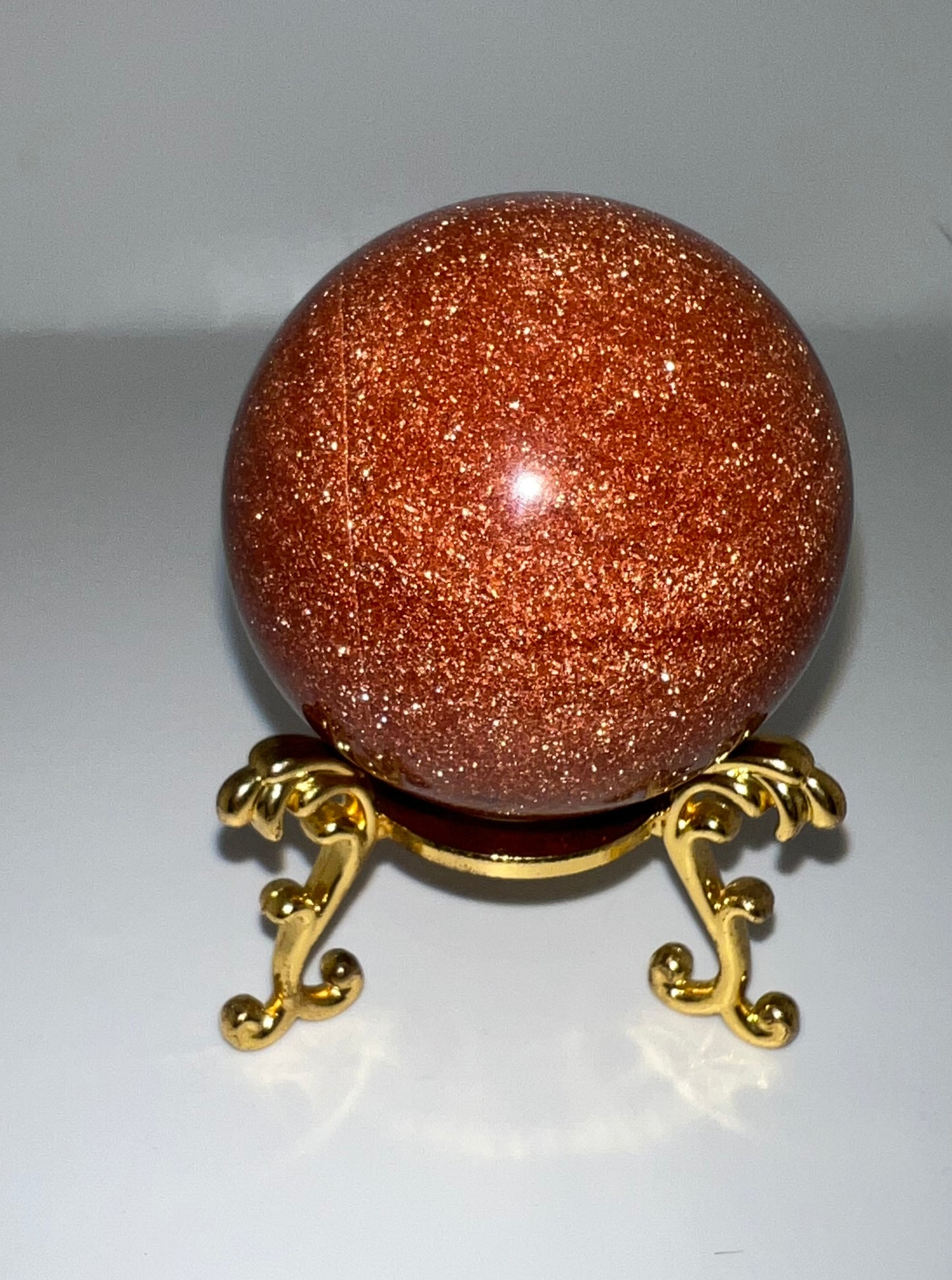Gold Sandstone Sphere