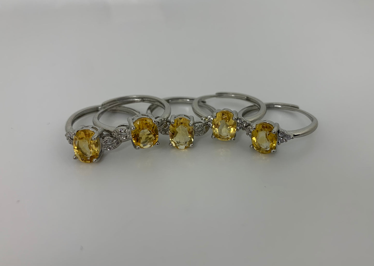 Citrine Adjustable Ring