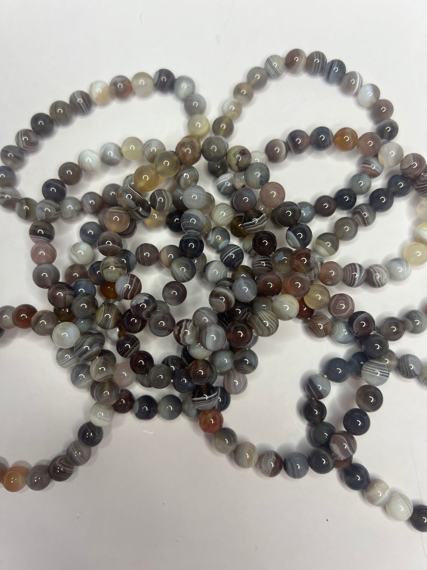 Botswana Agate 8mm Bracelet
