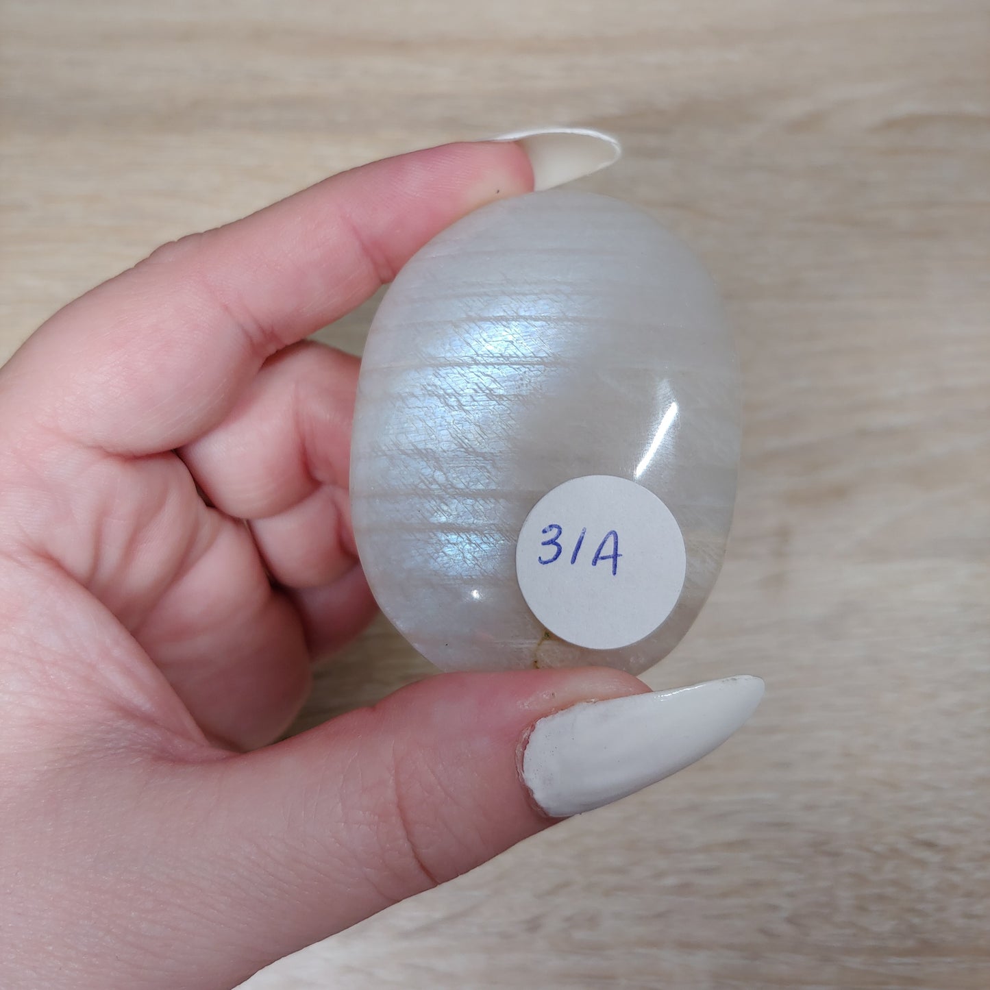 Moonstone Palm Stone 31A