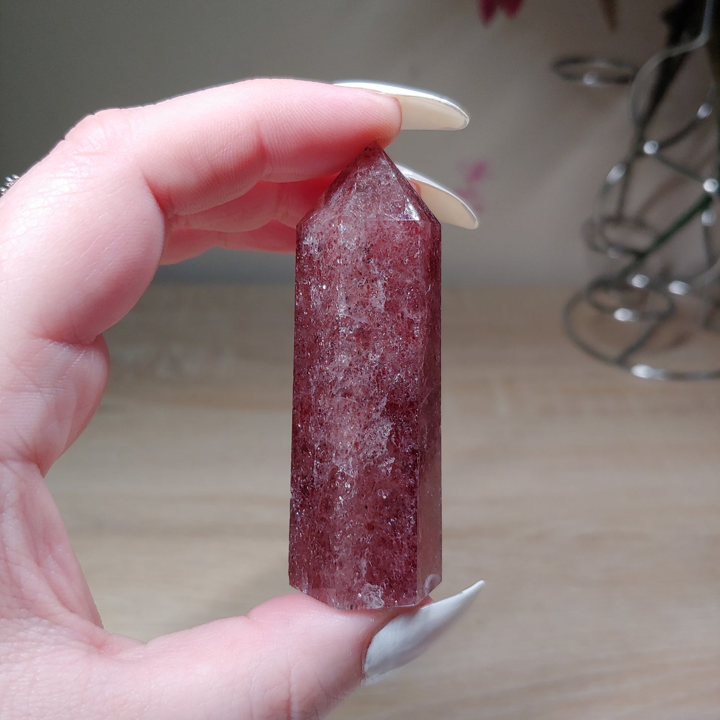 Strawberry Quartz Tower 13C